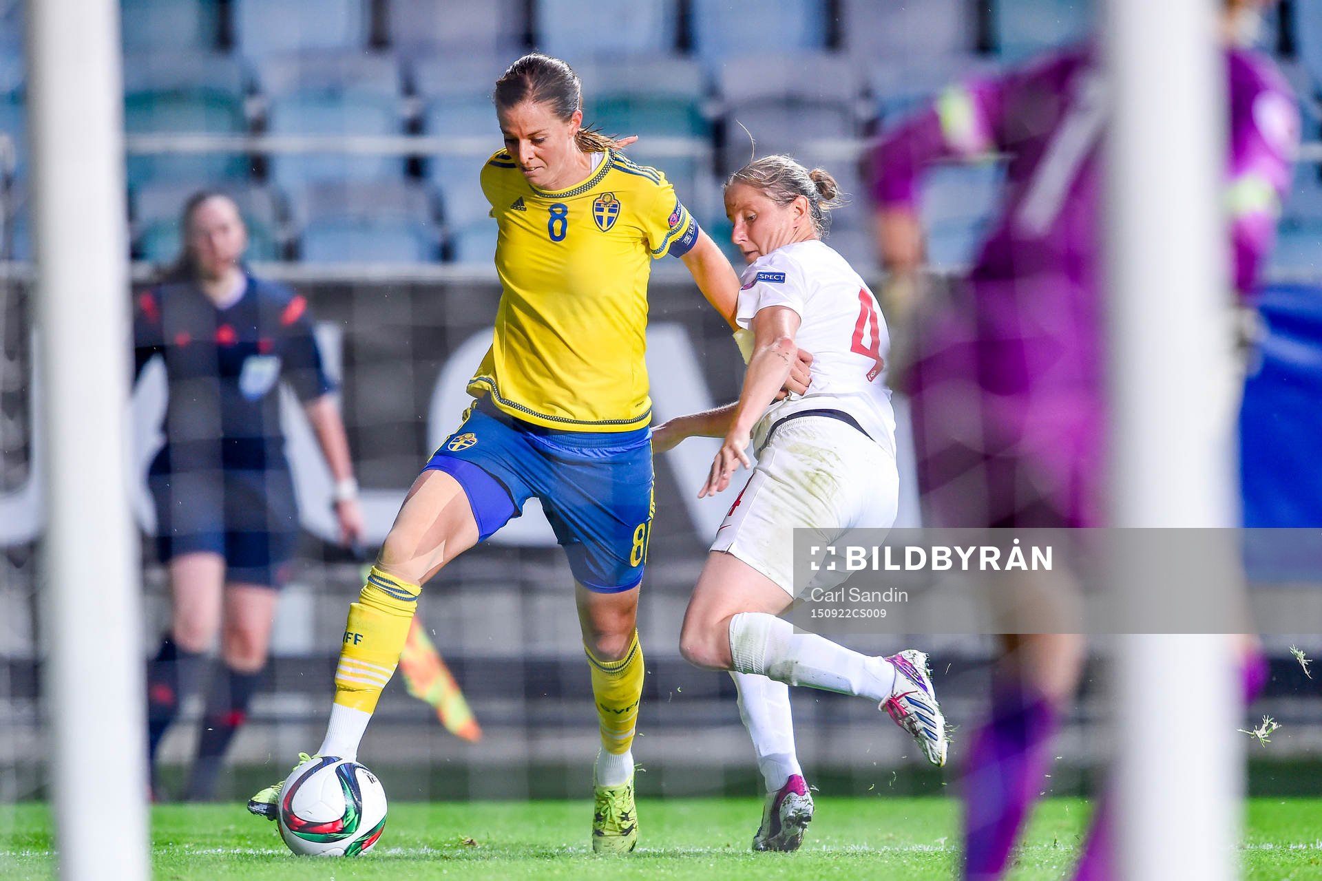 Sveriges Lotta Schelin och Polens Hanna Konsek