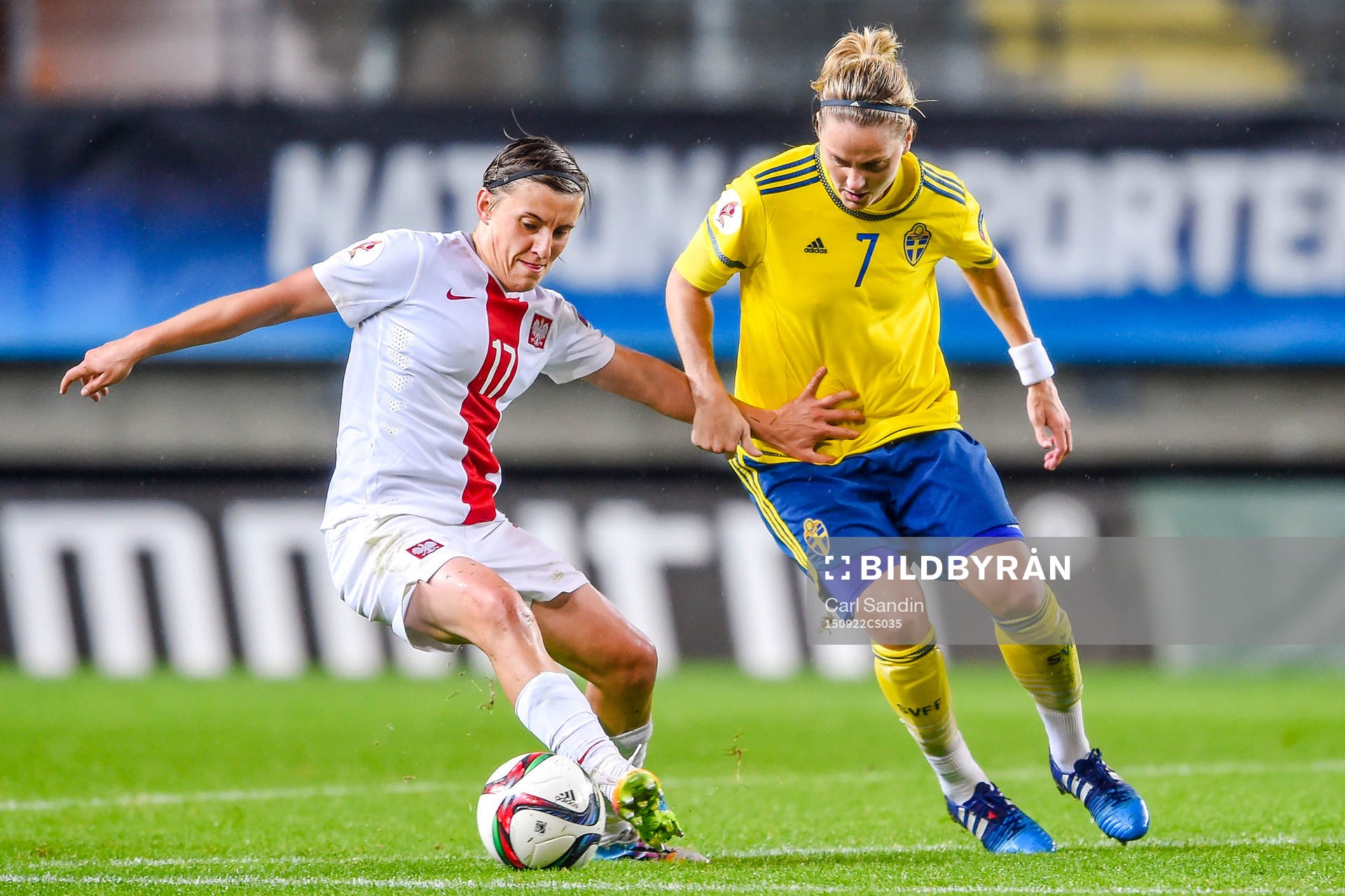 Polens Katarzyna Daleszczyk och Sveriges Lisa Dahlkvist