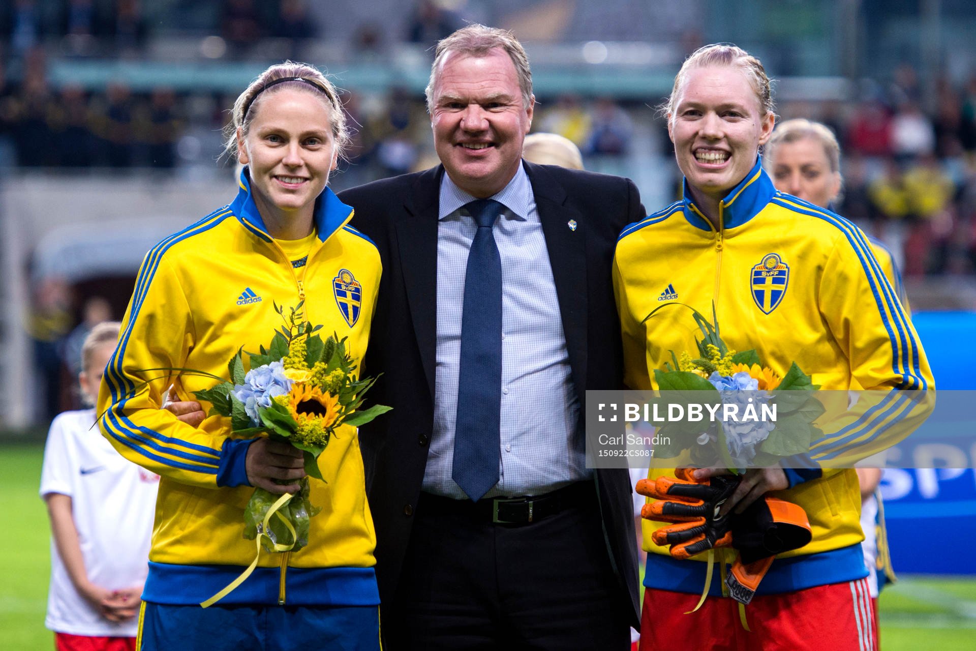 a landskamp och målvakt Hedvig Lindahl som spelat flest