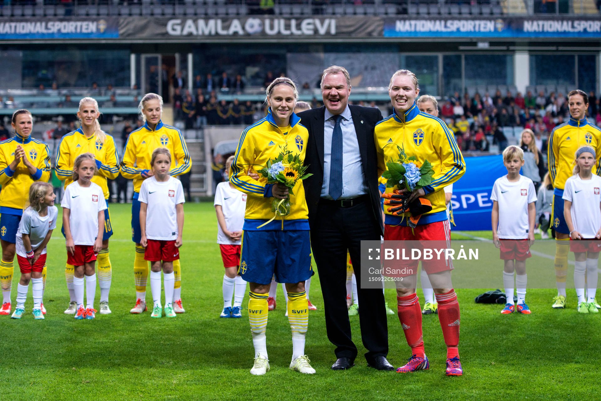 a landskamp och målvakt Hedvig Lindahl som spelat flest