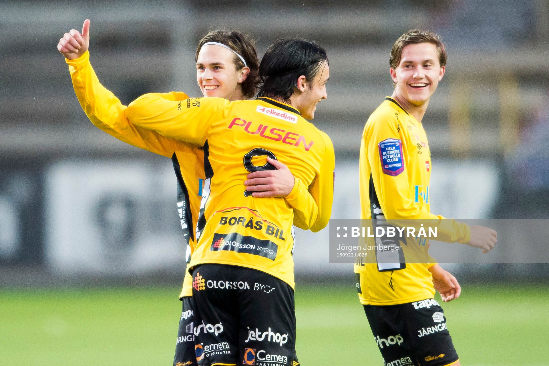 Elfsborgs Sebastian Loyola Nydén (h) jublar