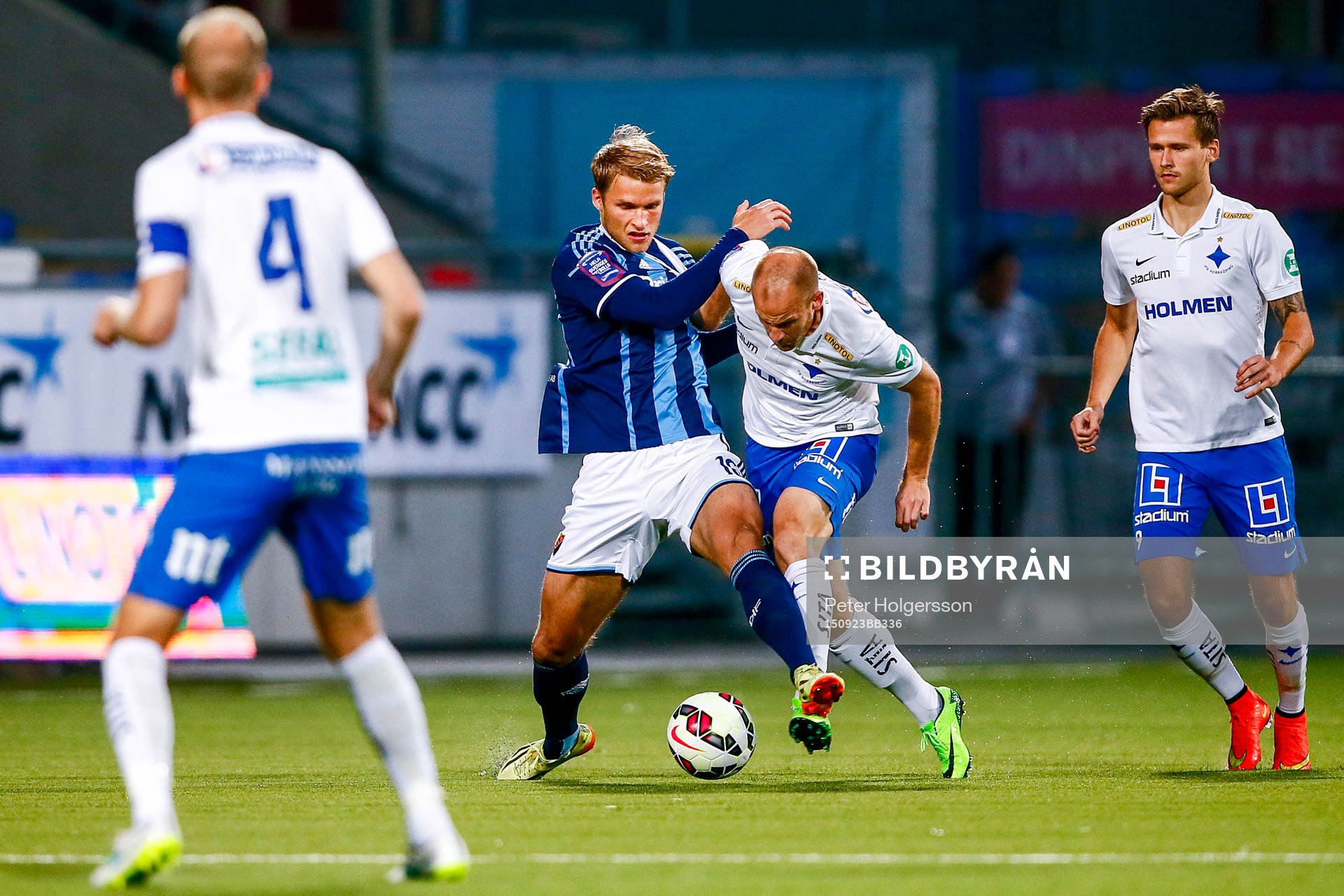 Djurgårdens Sebastian Andersson och Norrköpings Daniel