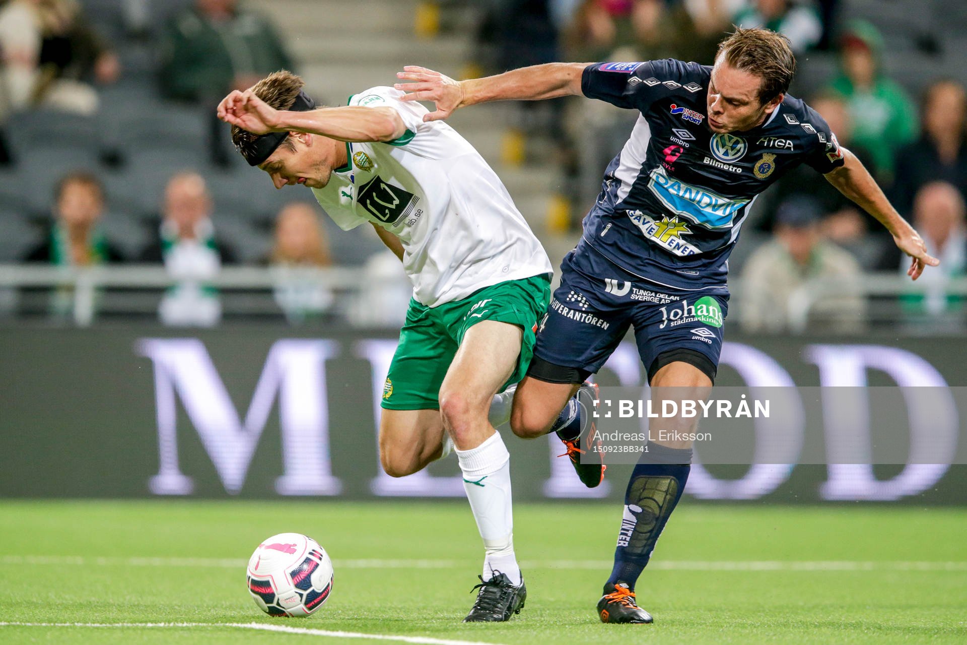Hammarbys Jakob Orlov och Gefles Jens Portin