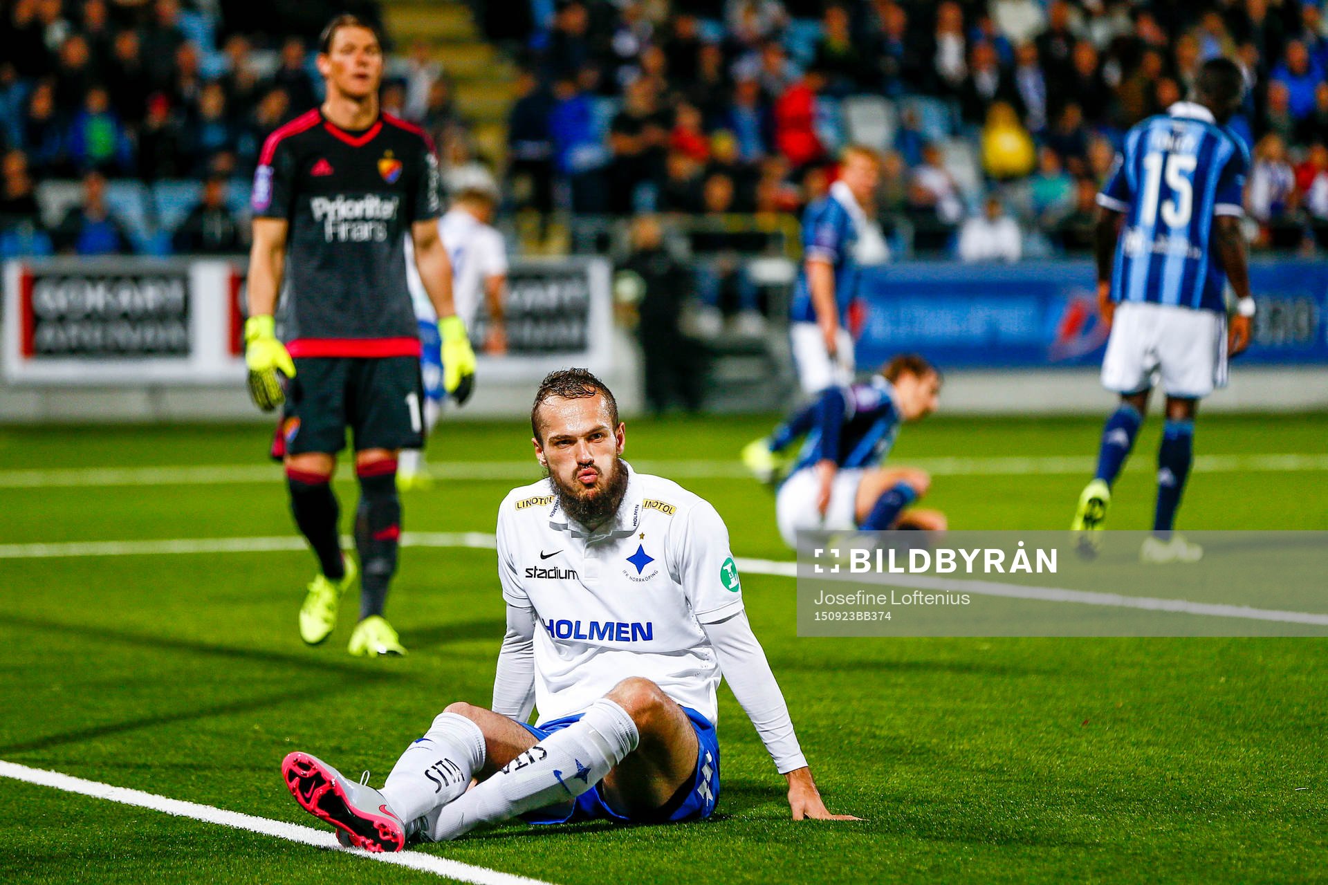 Norrköpings Emir Kujovic deppar