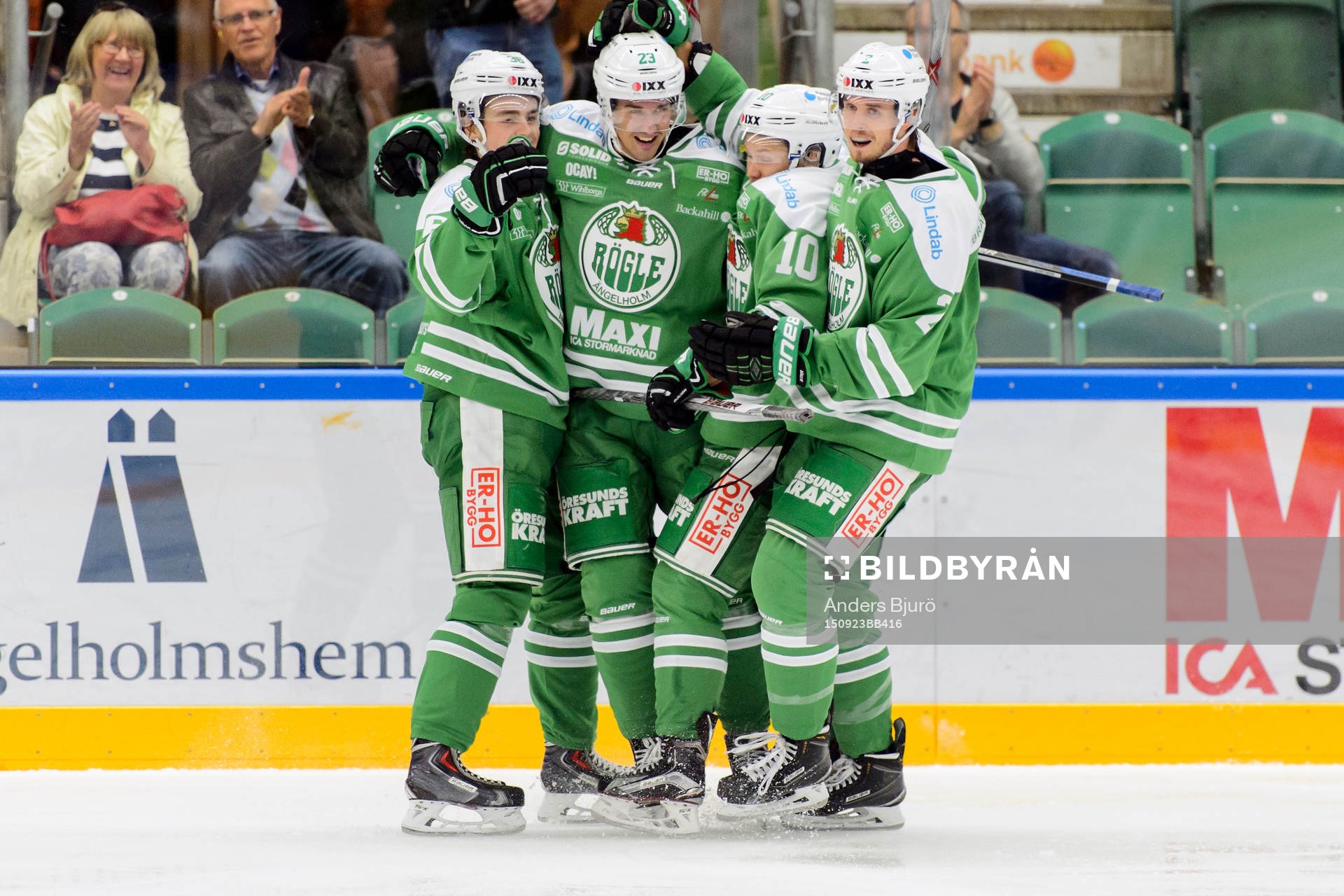 Rögles Filip Karlsson, Viktor Lindgren och Jens Hellgren