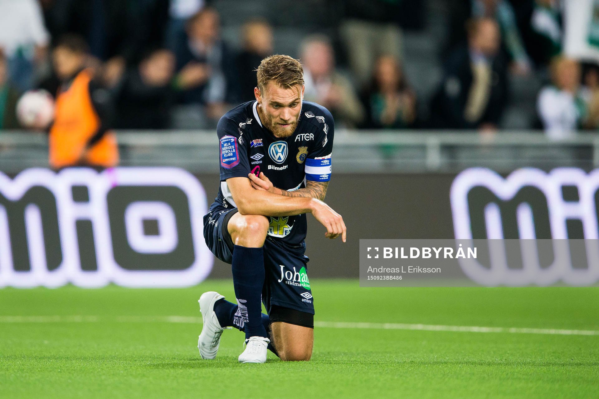 Gefles David Fällman ser deppig ut