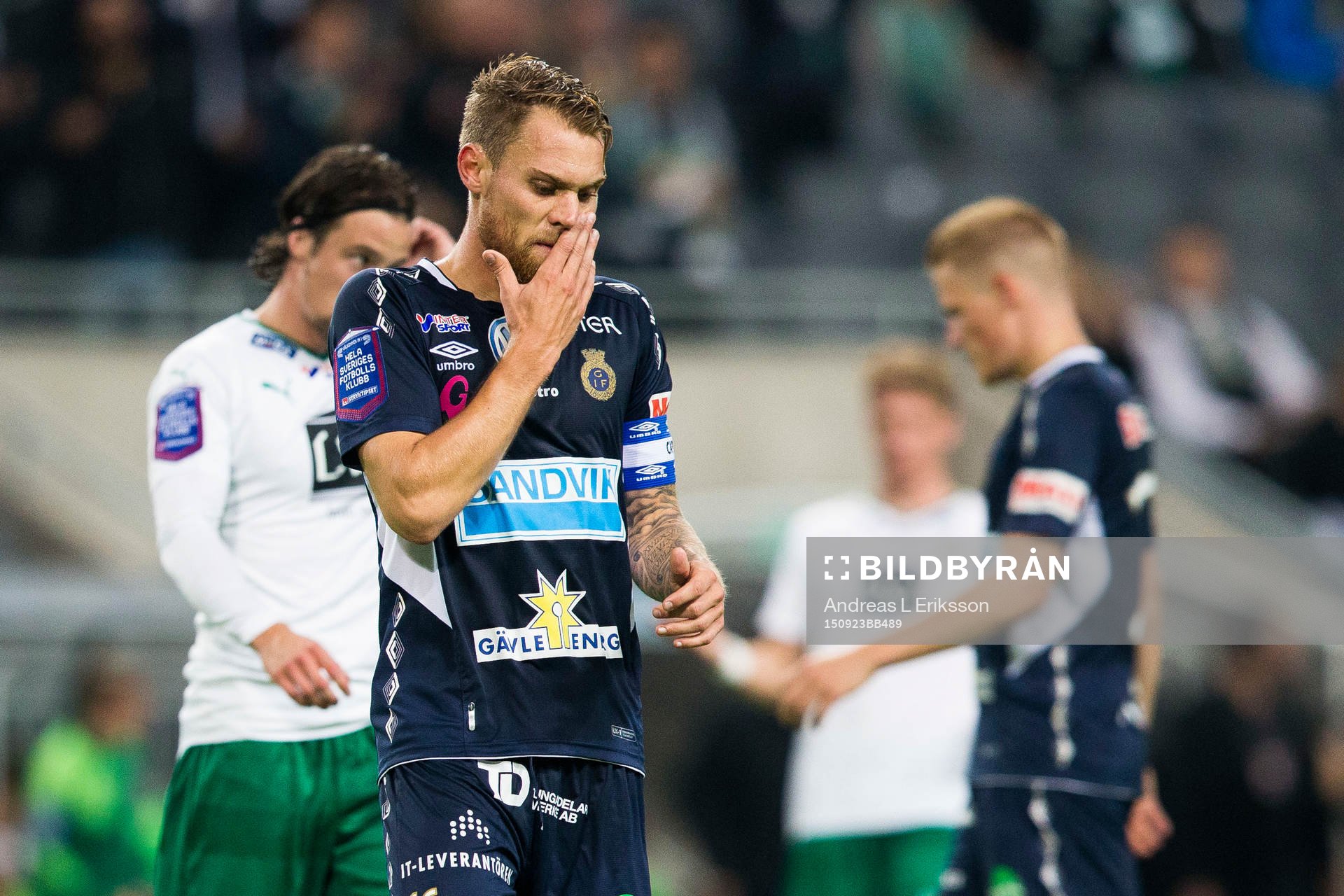 Gefles David Fällman ser deppig ut