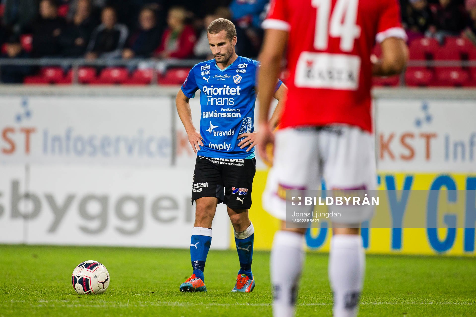 Halmstads Christoffer Andersson fokuserar