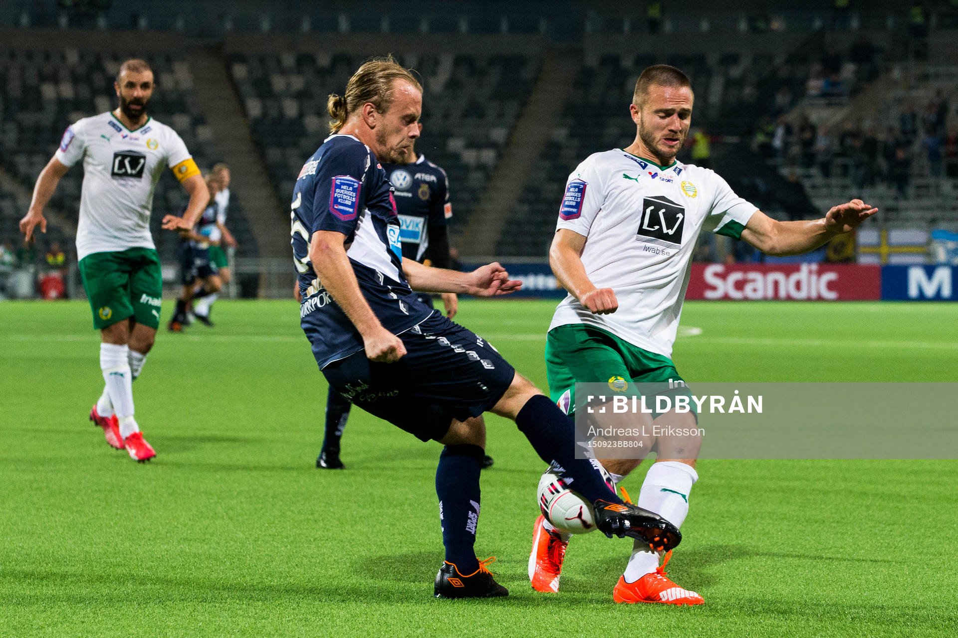 Gefles Jesper Florén och Hammarbys Mats Solheim