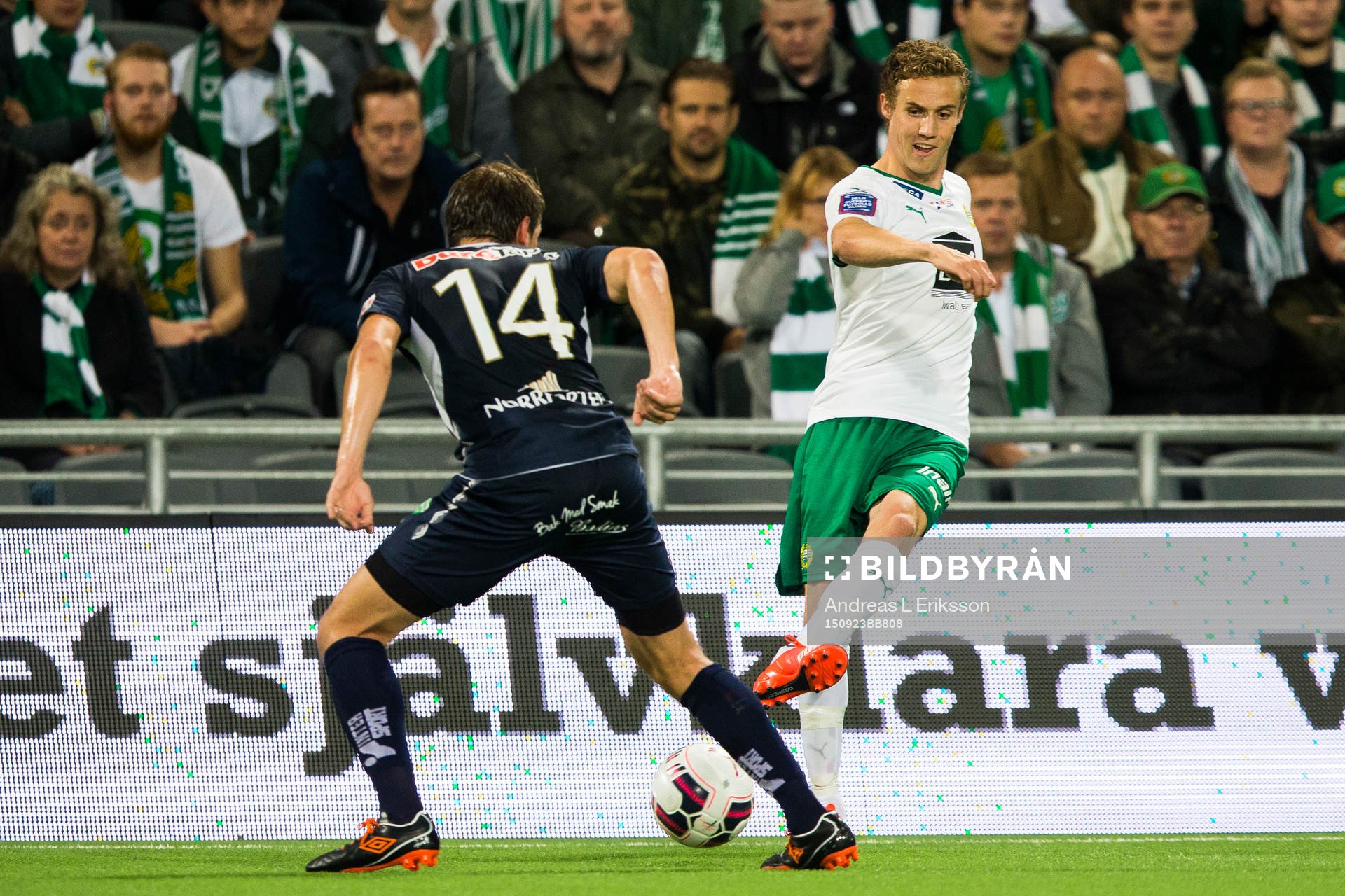 Gefles Jens Portin och Hammarbys Fredrik Torsteinbö