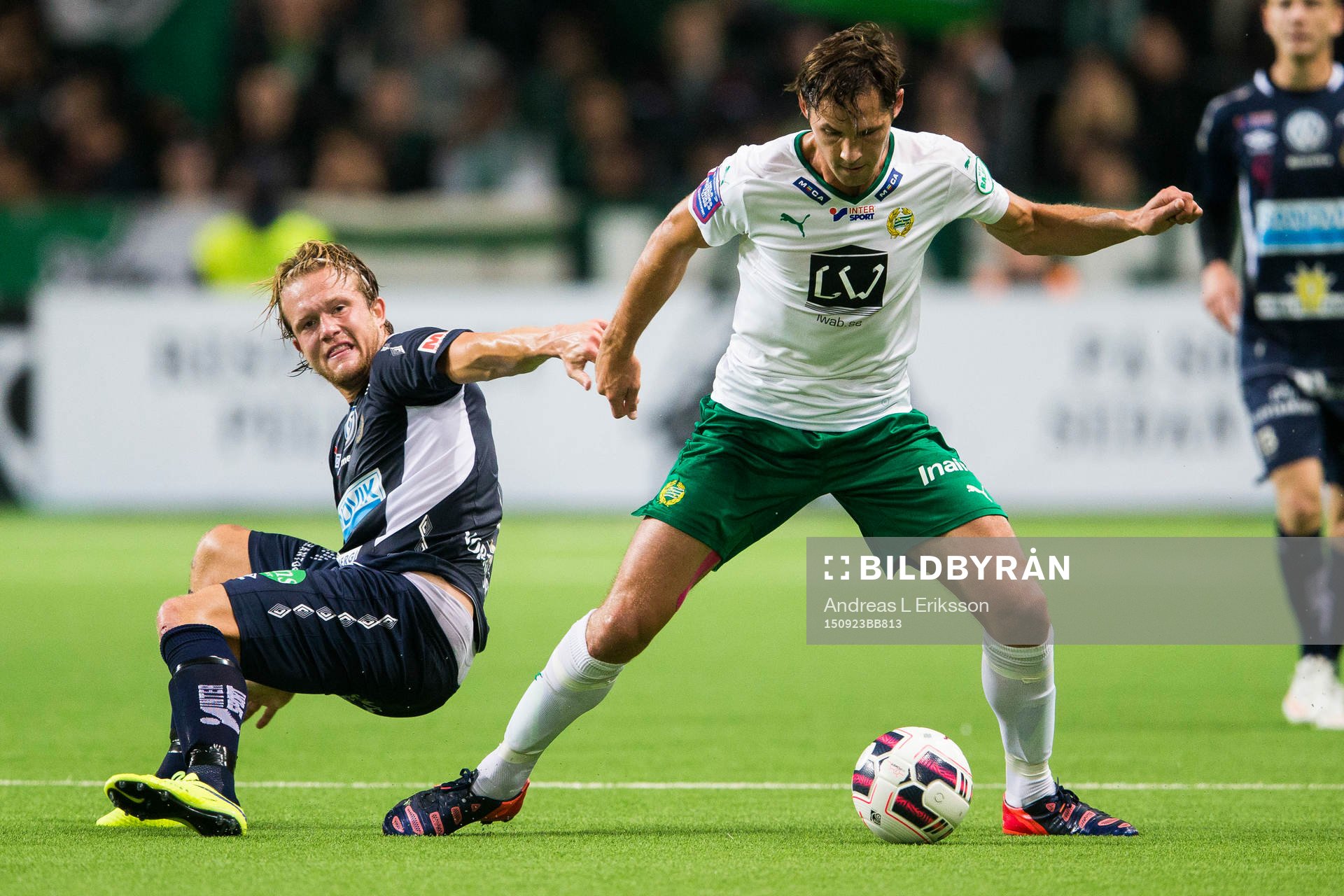 Gefles Anders Bååth-Sjöblom och Hammarbys Philip Haglund