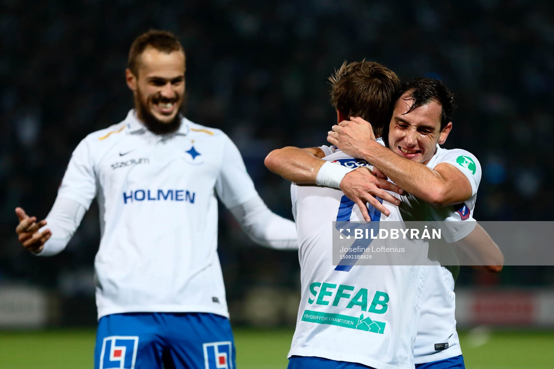 Norrköpings Nikola Tkalcic kramar om Arnor Ingvi Traustason