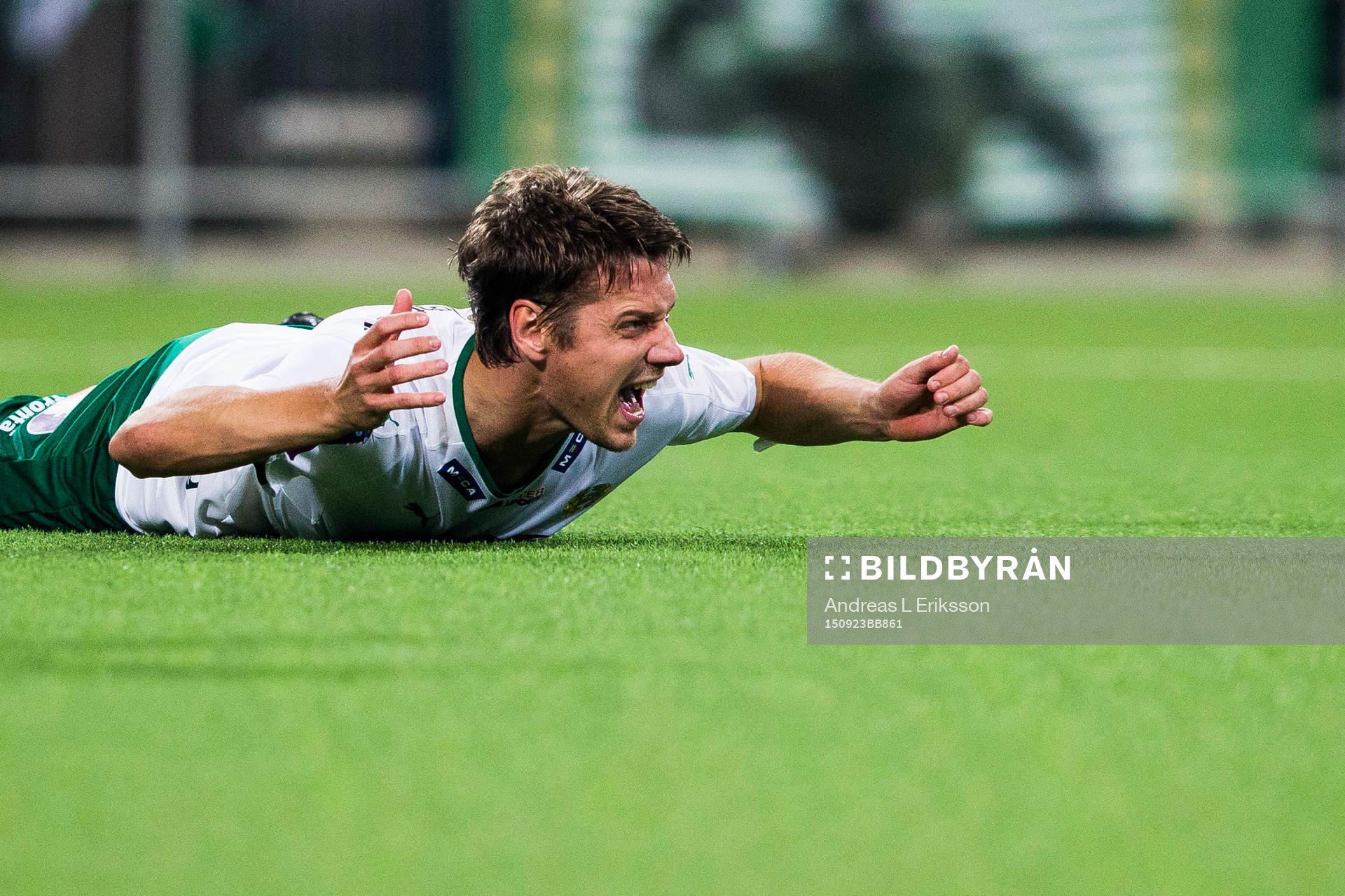 Hammarbys Jakob Orlov reagerar