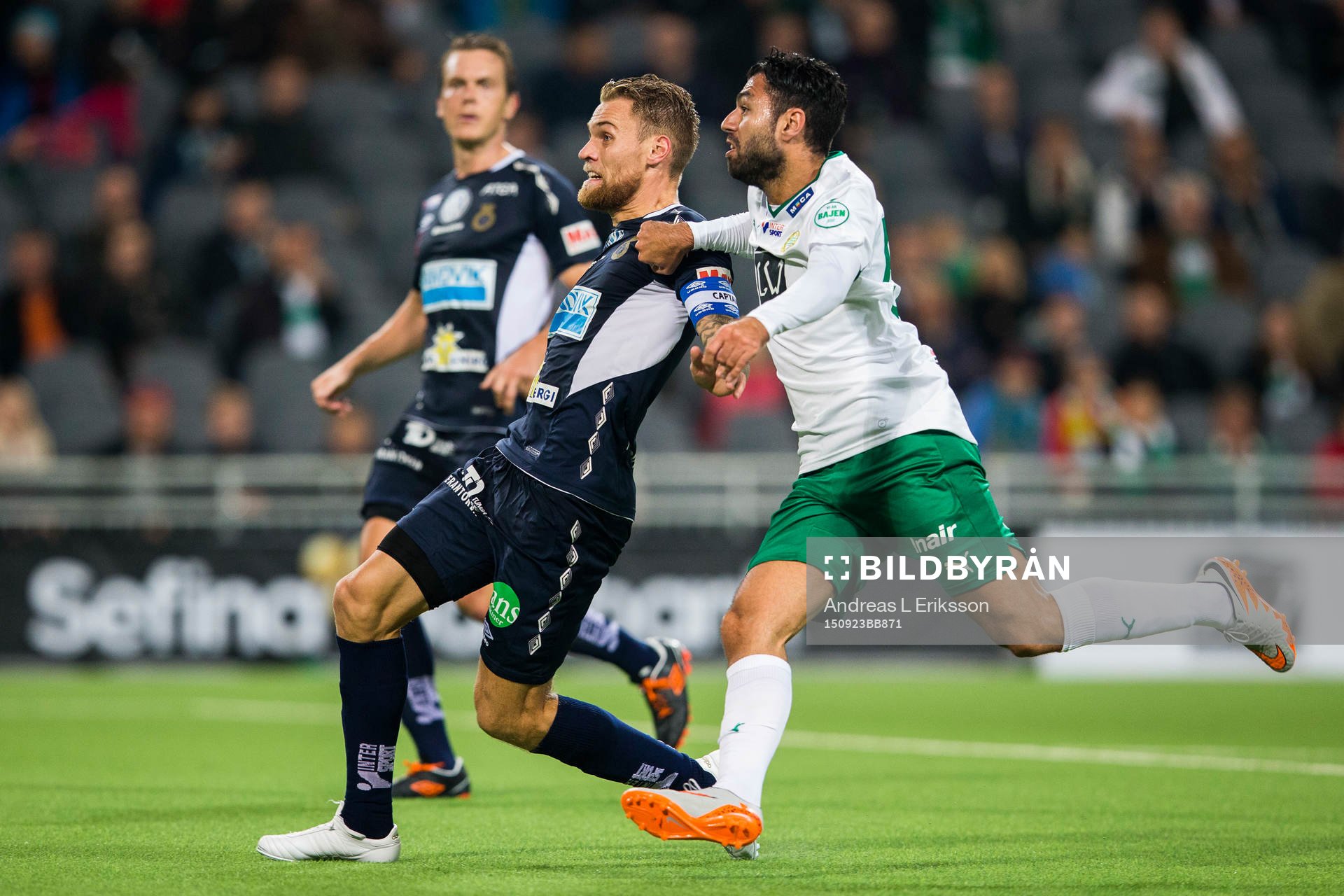 Gefles David Fällman och Hammarbys Imad Khalili