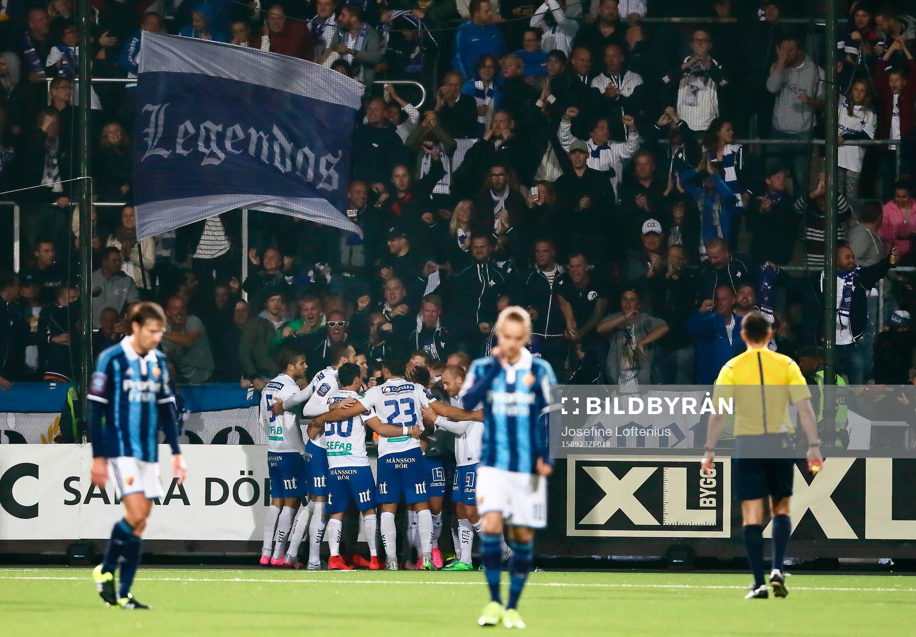 Norrköping firar 3-2-målet