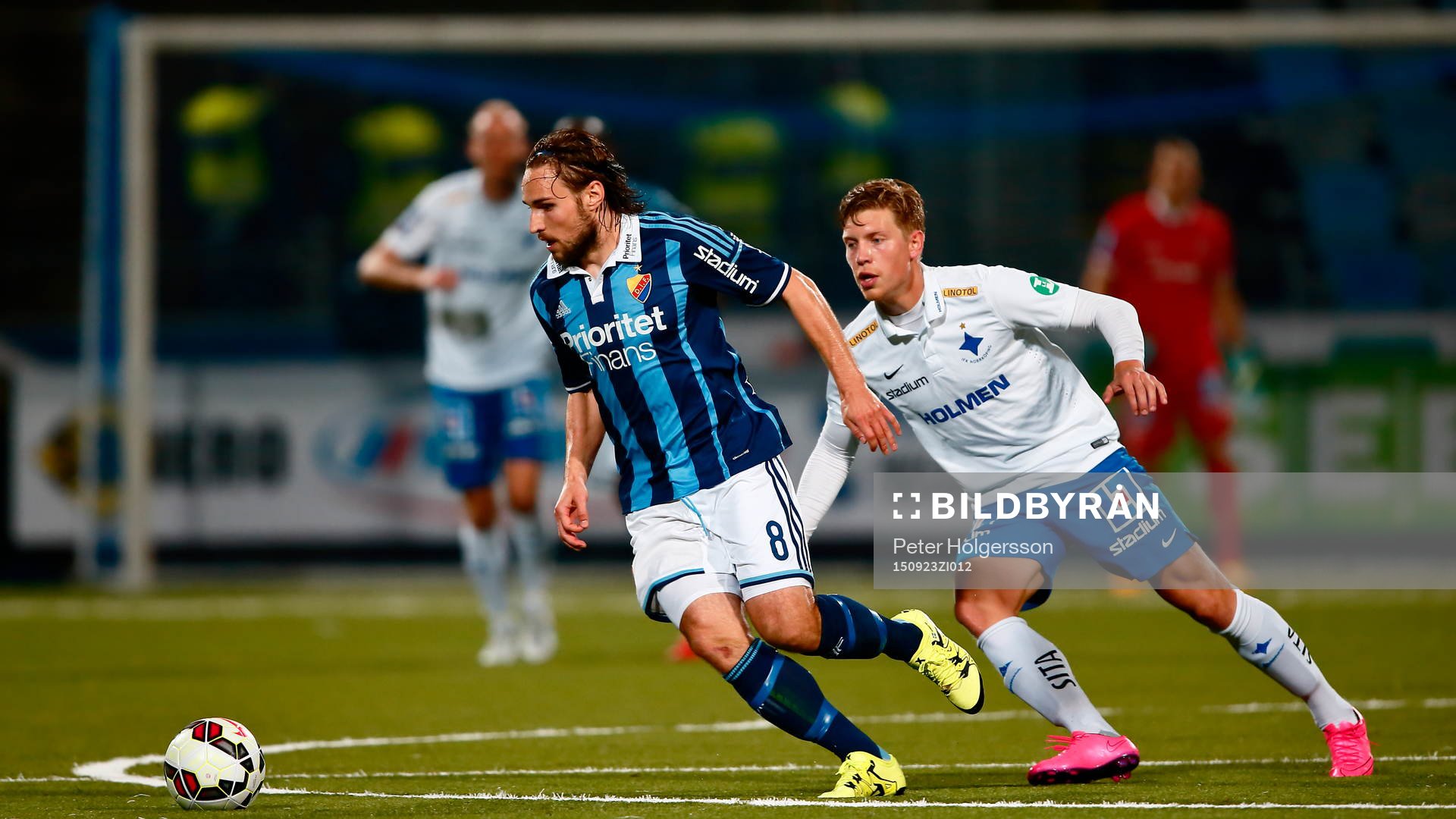 Djurgårdens Kevin Walker och Norrköpings Alexander