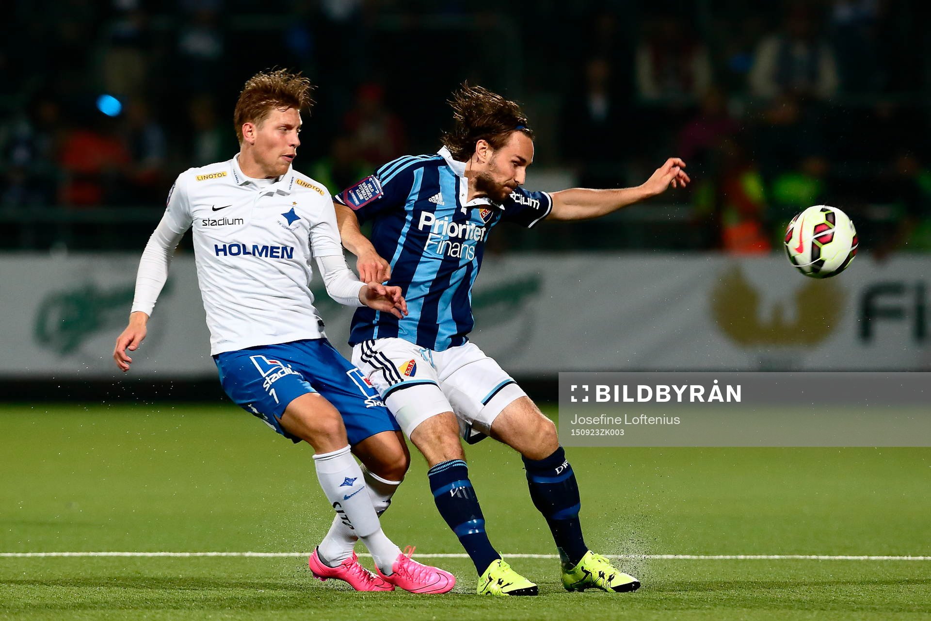Norrköpings Alexander Fransson och Djurgårdens Kevin