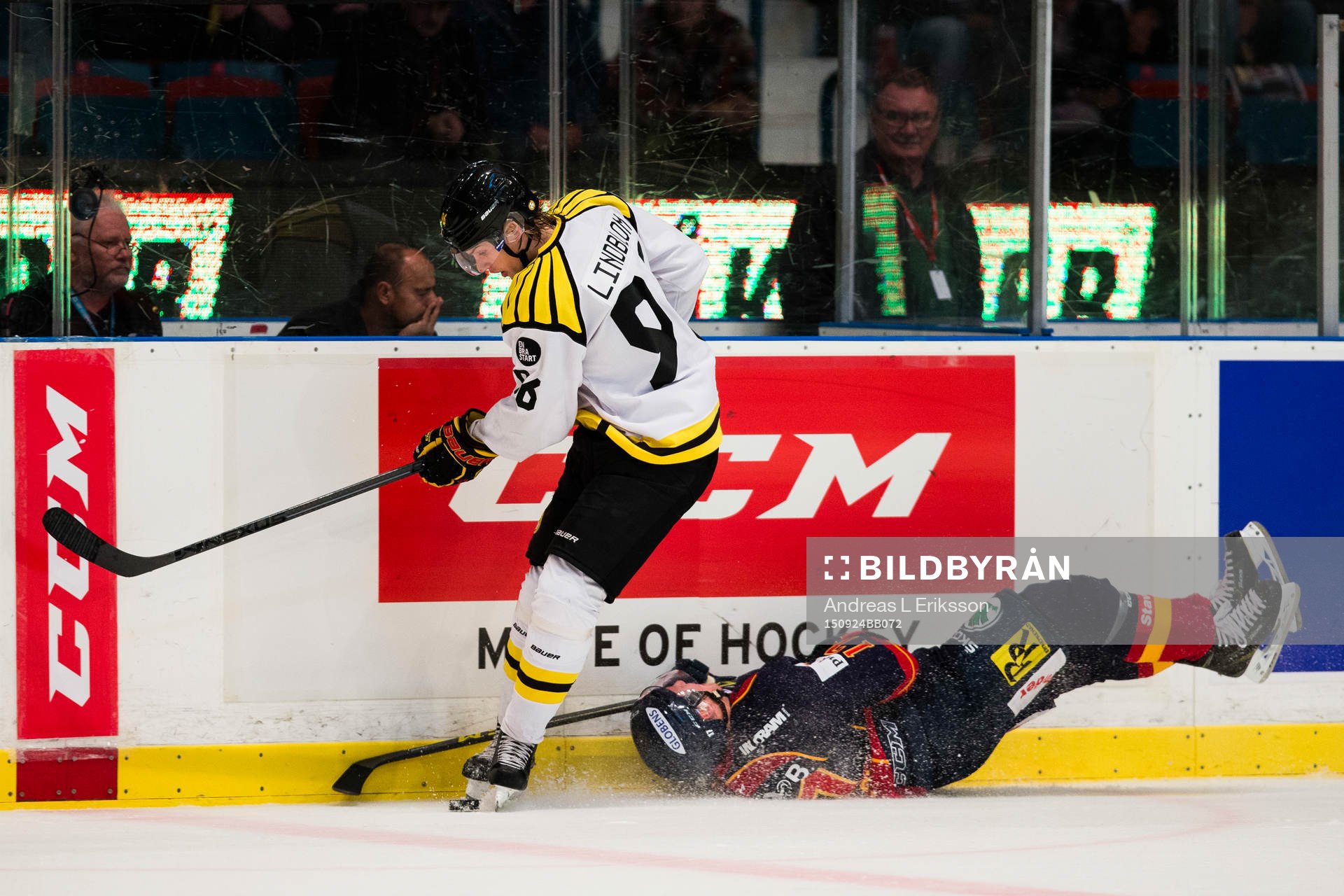 Brynäs Anssi Salmela och Djurgårdens Henrik Eriksson