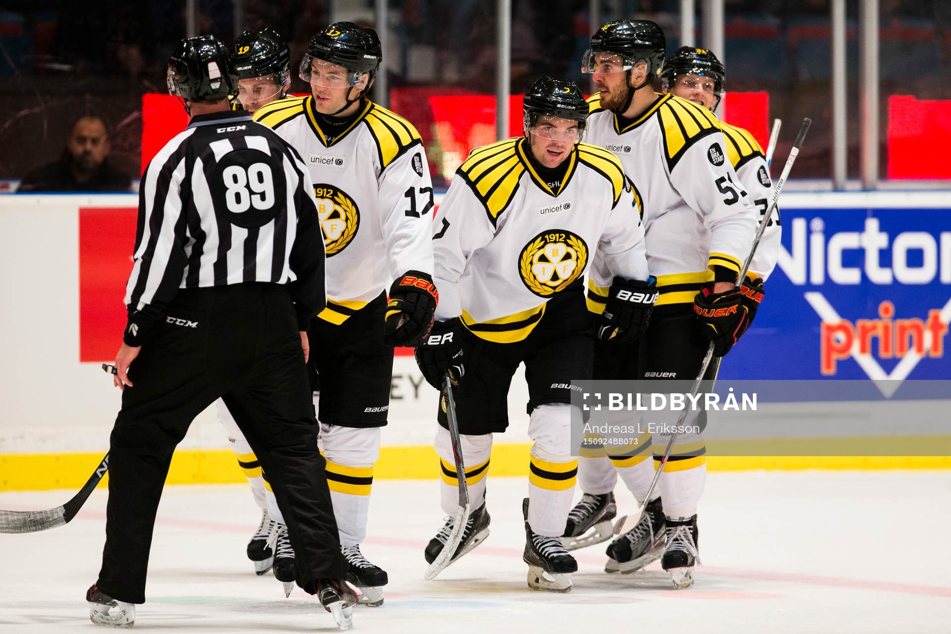 Brynäs Ponthus Westerholm (m) jublar