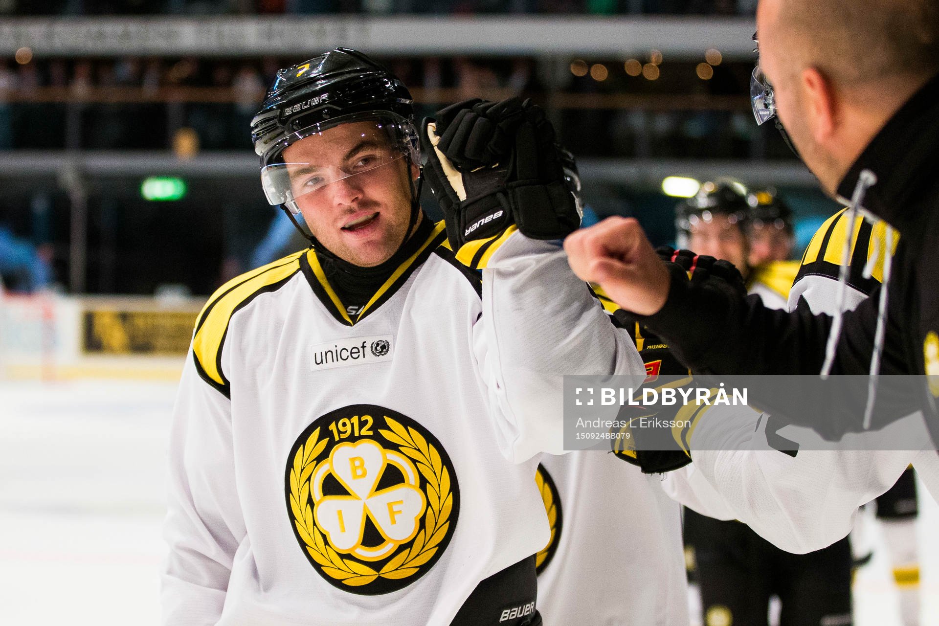 Brynäs Ponthus Westerholm jublar