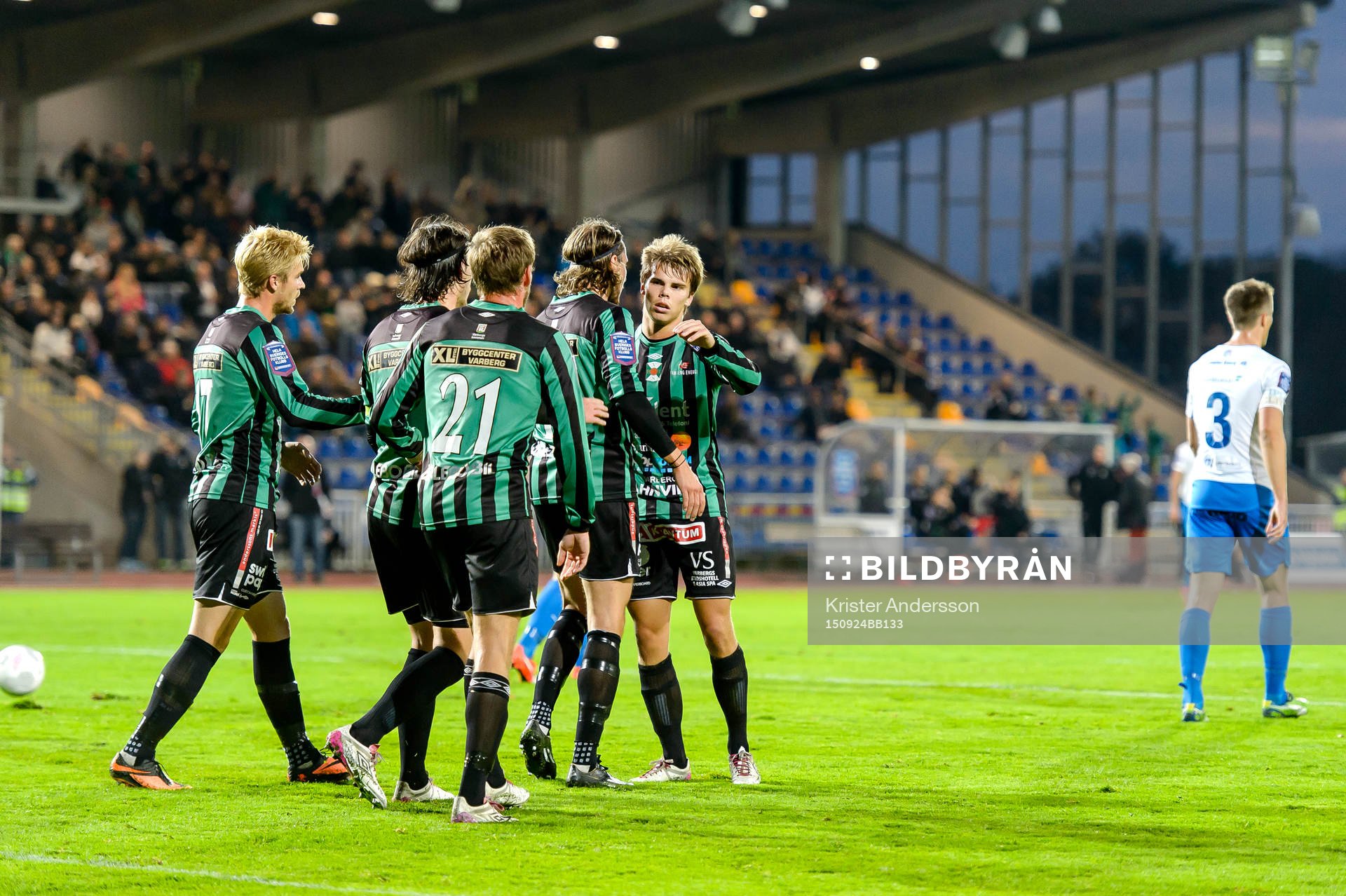 Varbergs spelare jublar