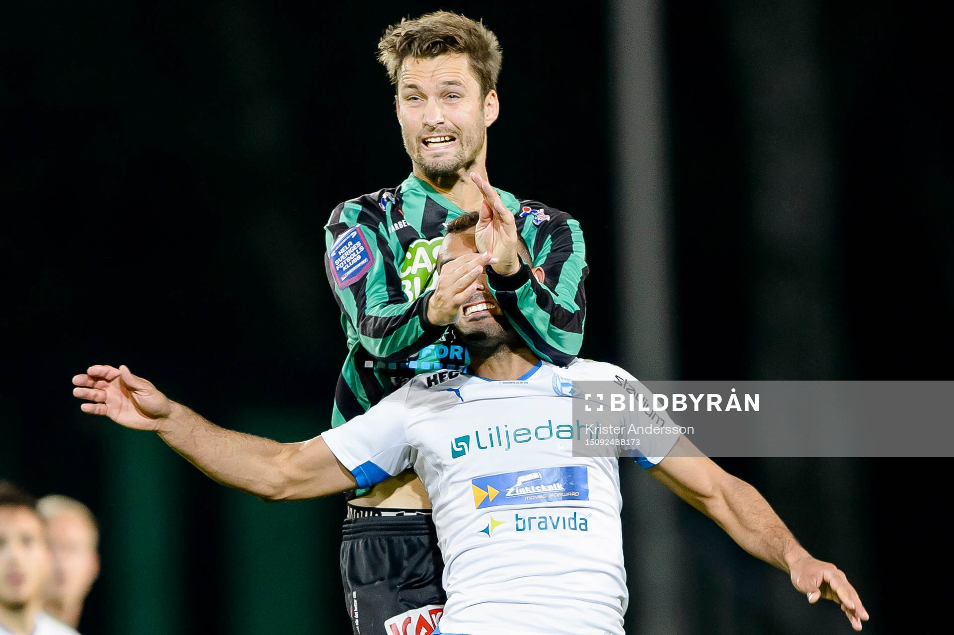 Varbergs Peter Nyström och Värnamos Issam Jeball