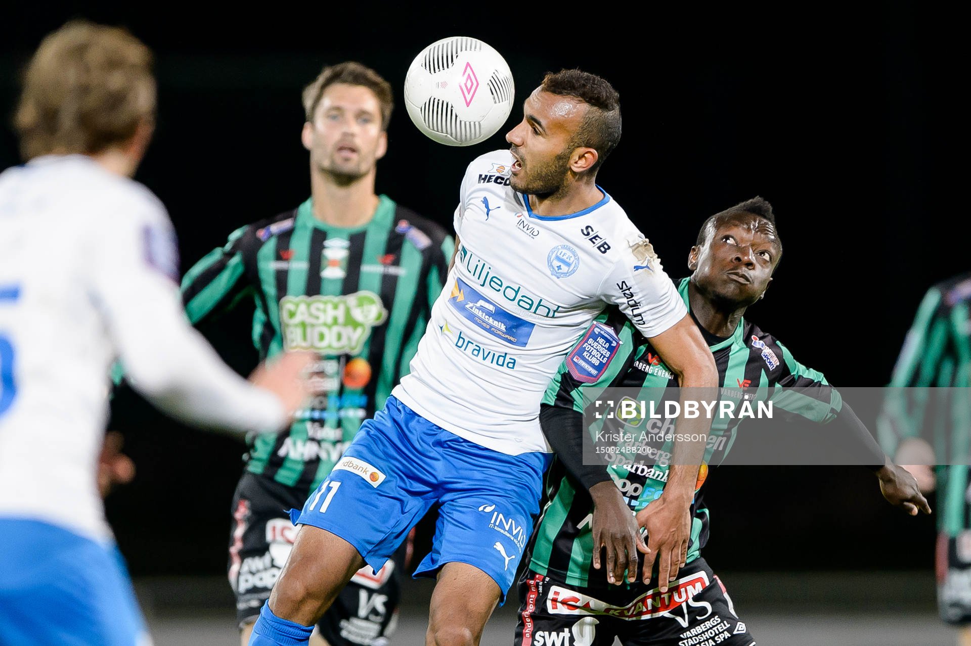 Värnamos Issam Jeball och Varbergs Thomas Boakye