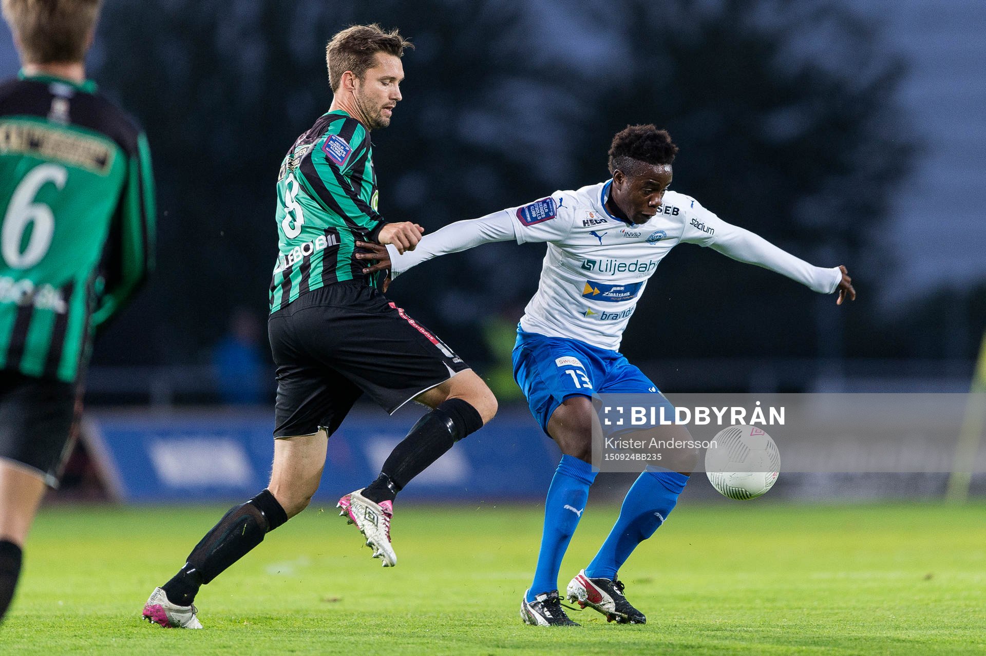 Varbergs Peter Nyström och Värnamos Archford Gutu