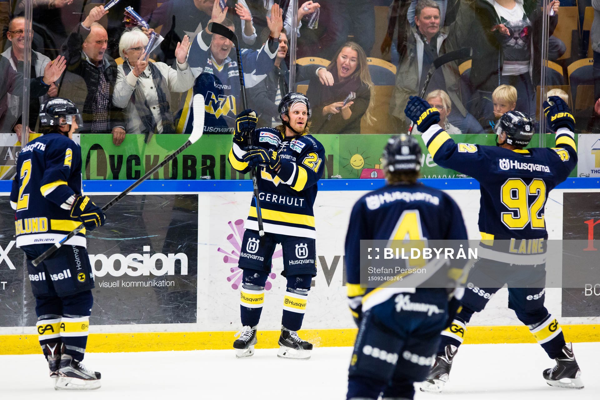 s Kristofer Berglund, Mattias Tedenby, Jakob Moverare och