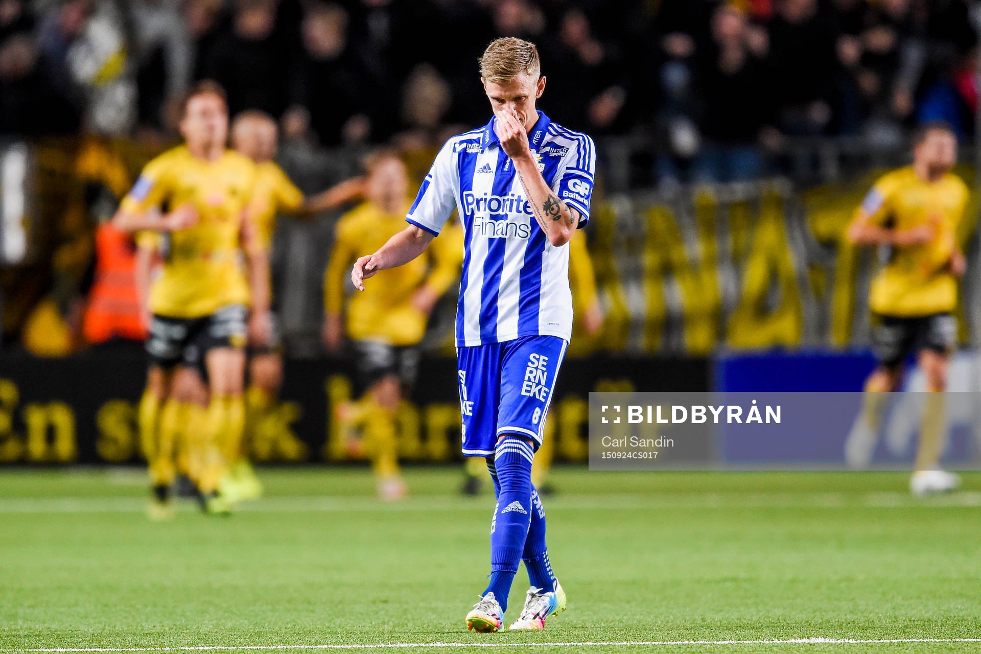 IFK Göteborgs Sören Rieks deppar