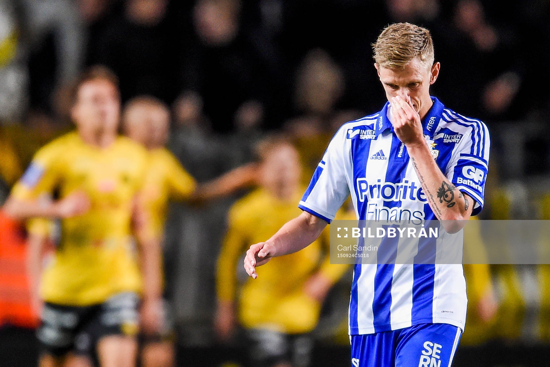 IFK Göteborgs Sören Rieks deppar