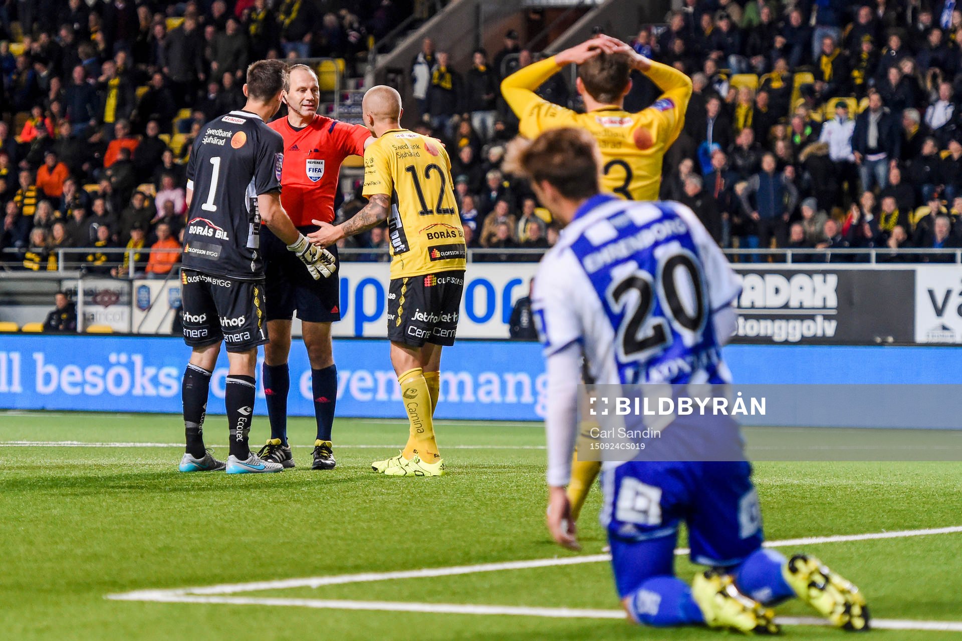 Elfsborgs målvakt Kevin Stuhr Ellegaard och Sebastian