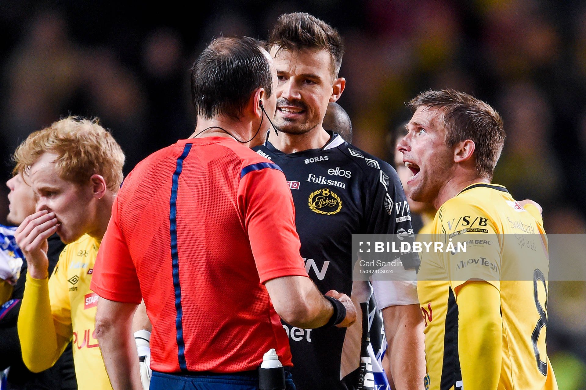 Elfsborgs målvakt Kevin Stuhr Ellegaard och Anders