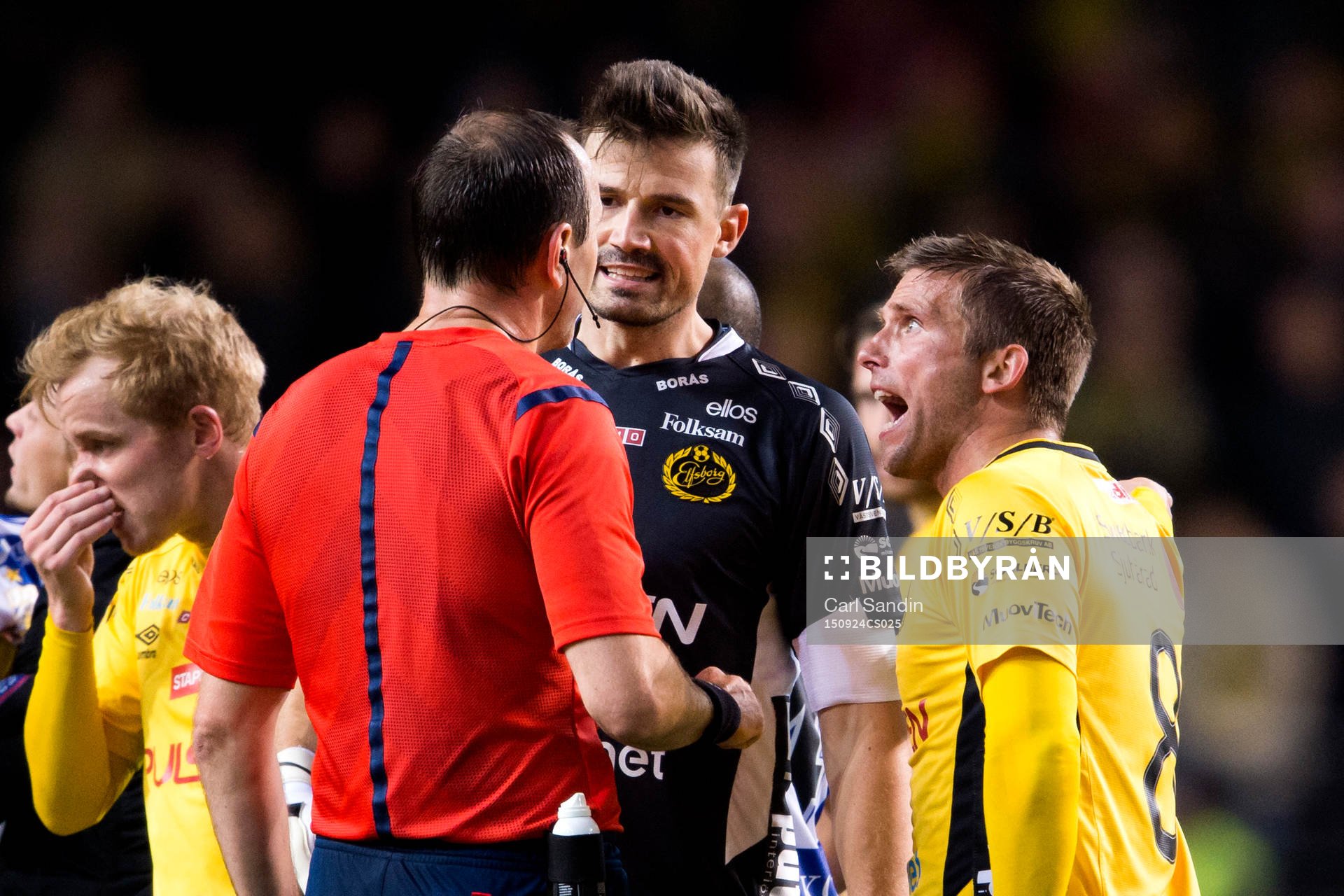 Elfsborgs målvakt Kevin Stuhr Ellegaard och Anders