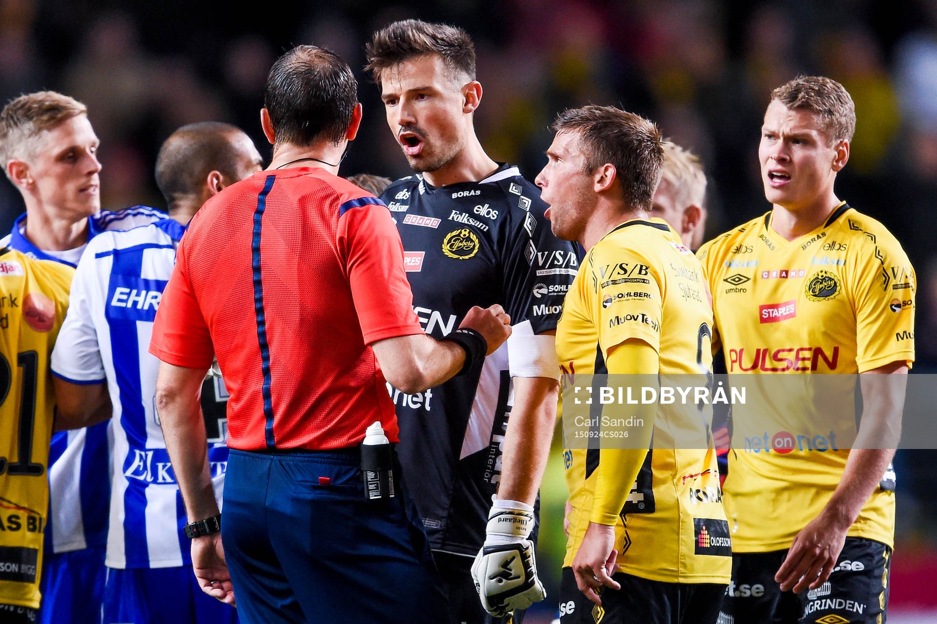 Elfsborgs målvakt Kevin Stuhr Ellegaard och Anders