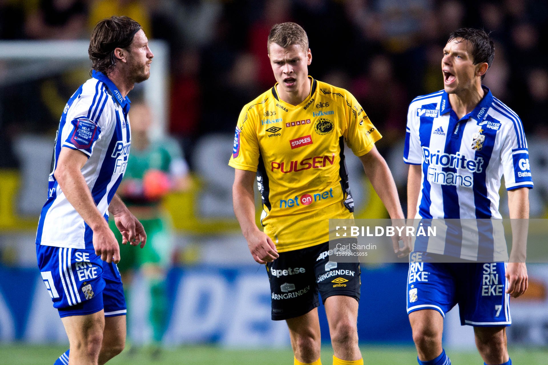 IFK Göteborgs Gustav Svensson (v) och Mads Winther Albeck