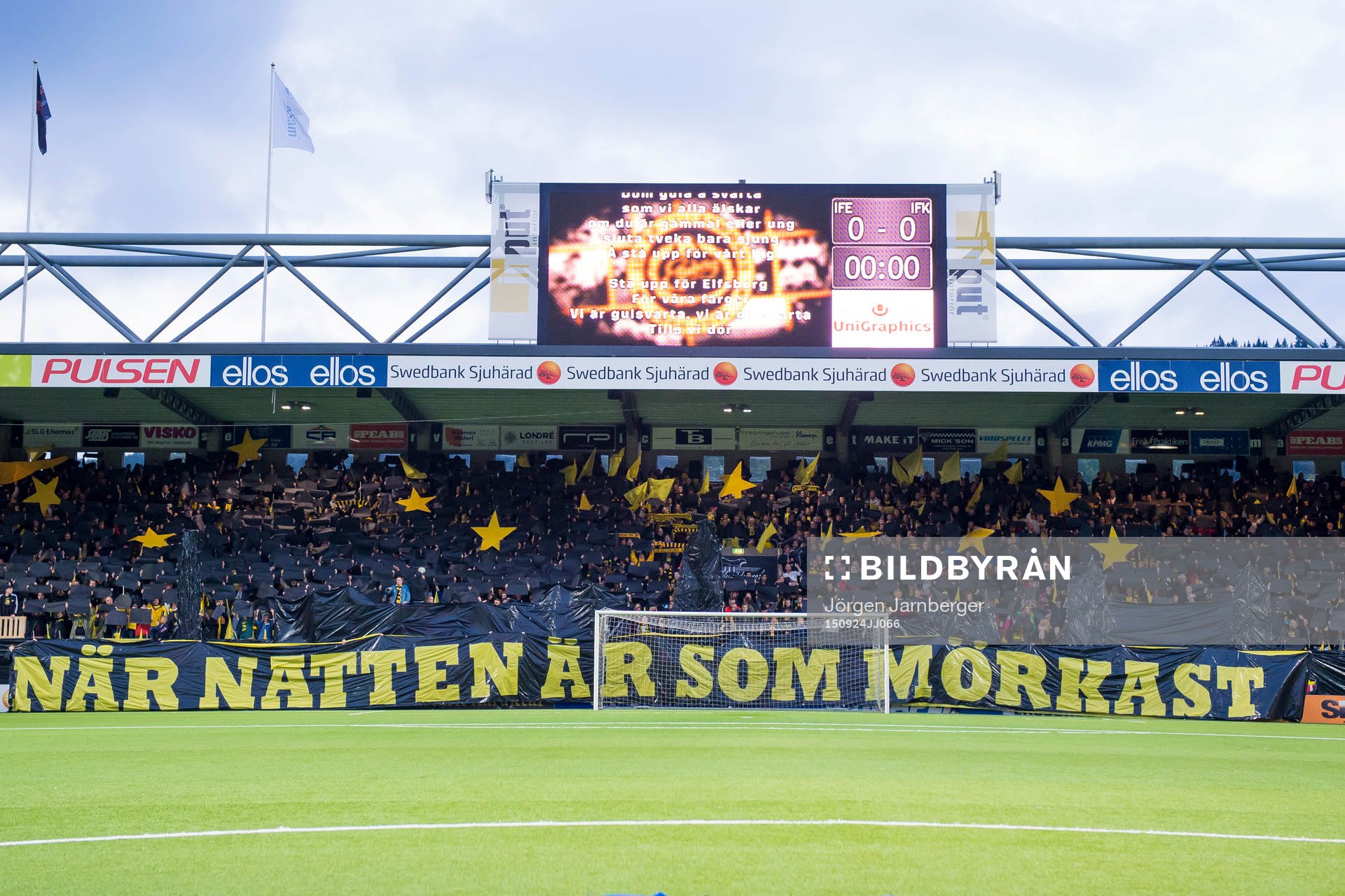Elfsborgs supportrars tifo