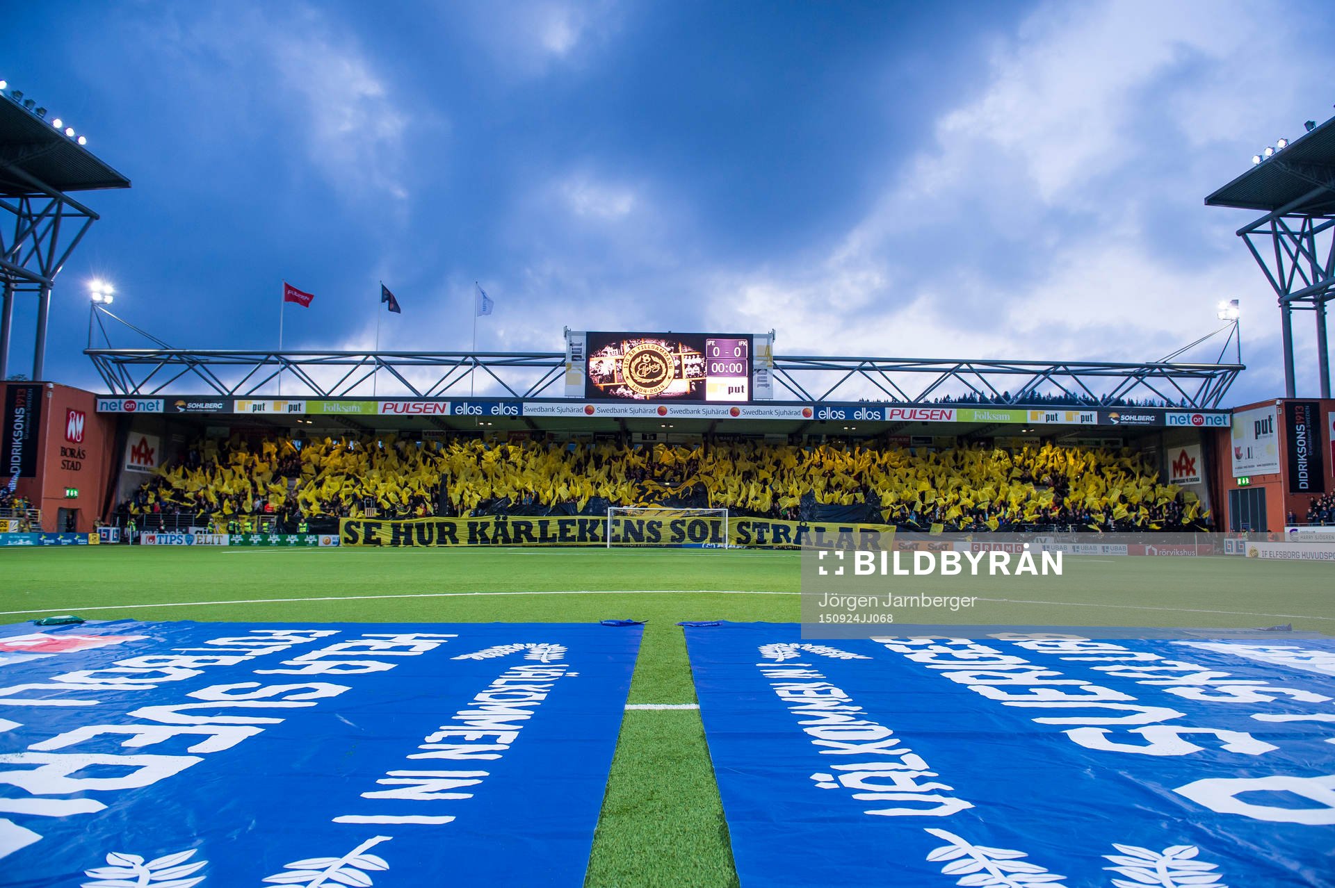 Elfsborgs supportrars tifo