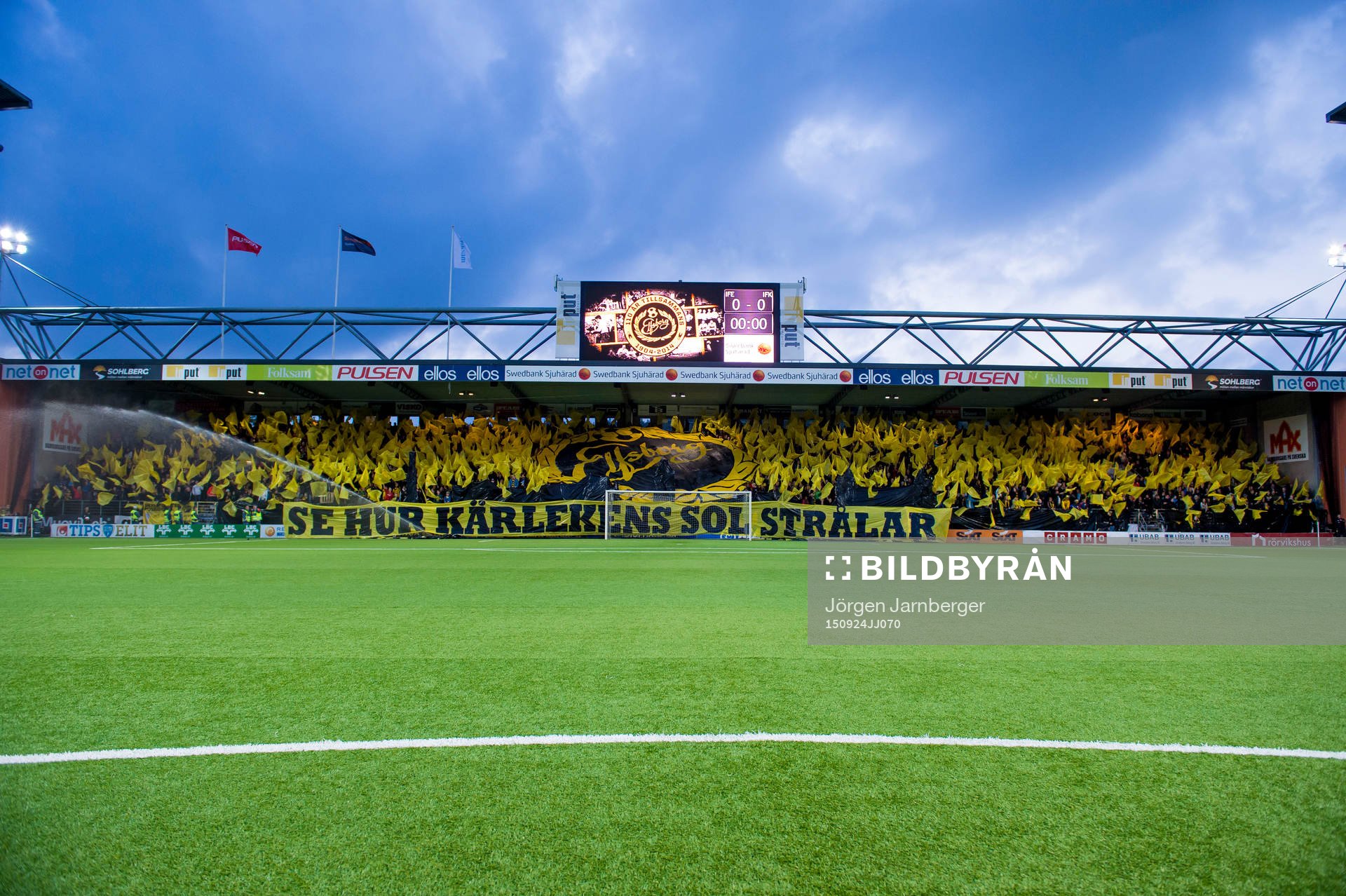 Elfsborgs supportrars tifo