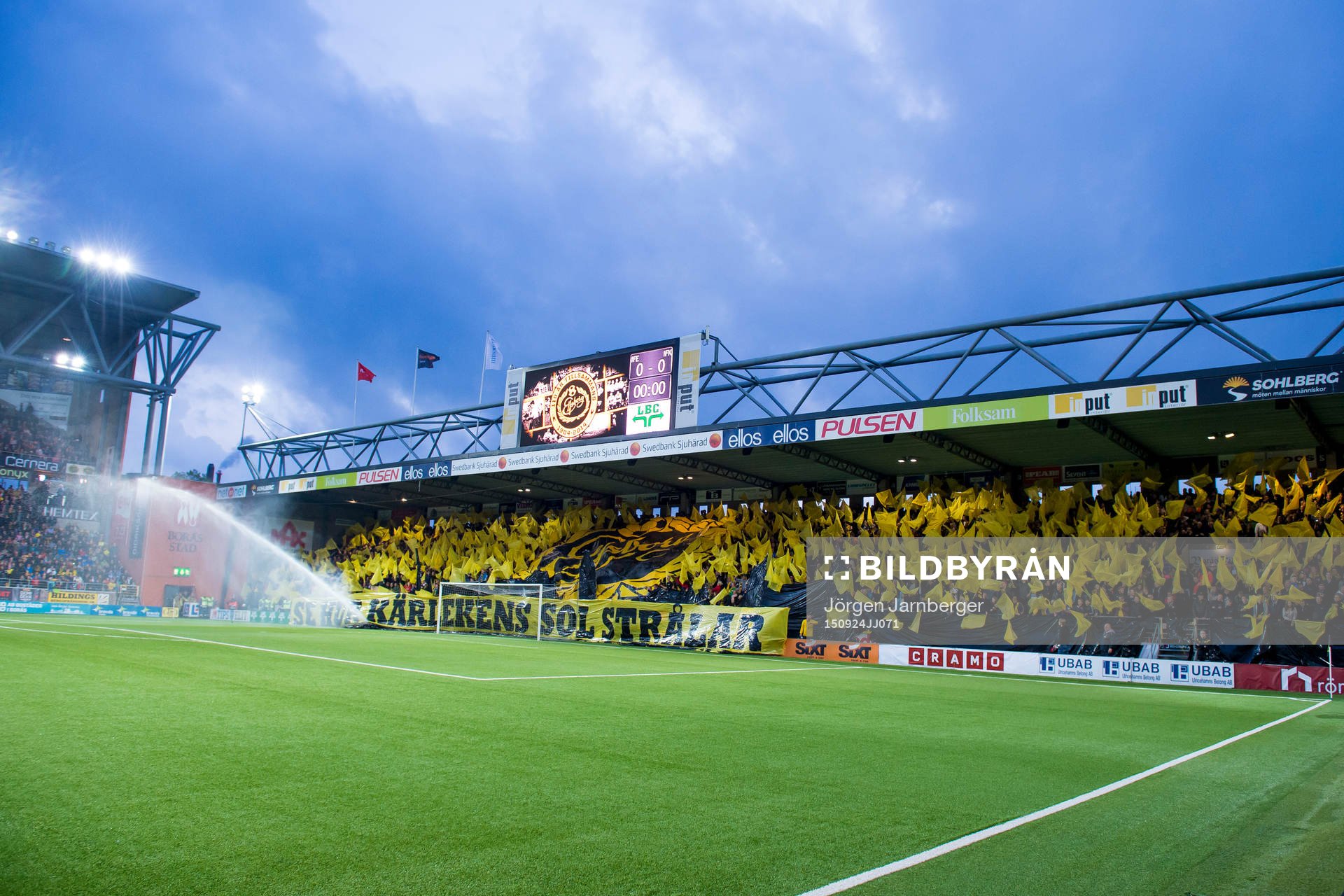 Elfsborgs supportrars tifo
