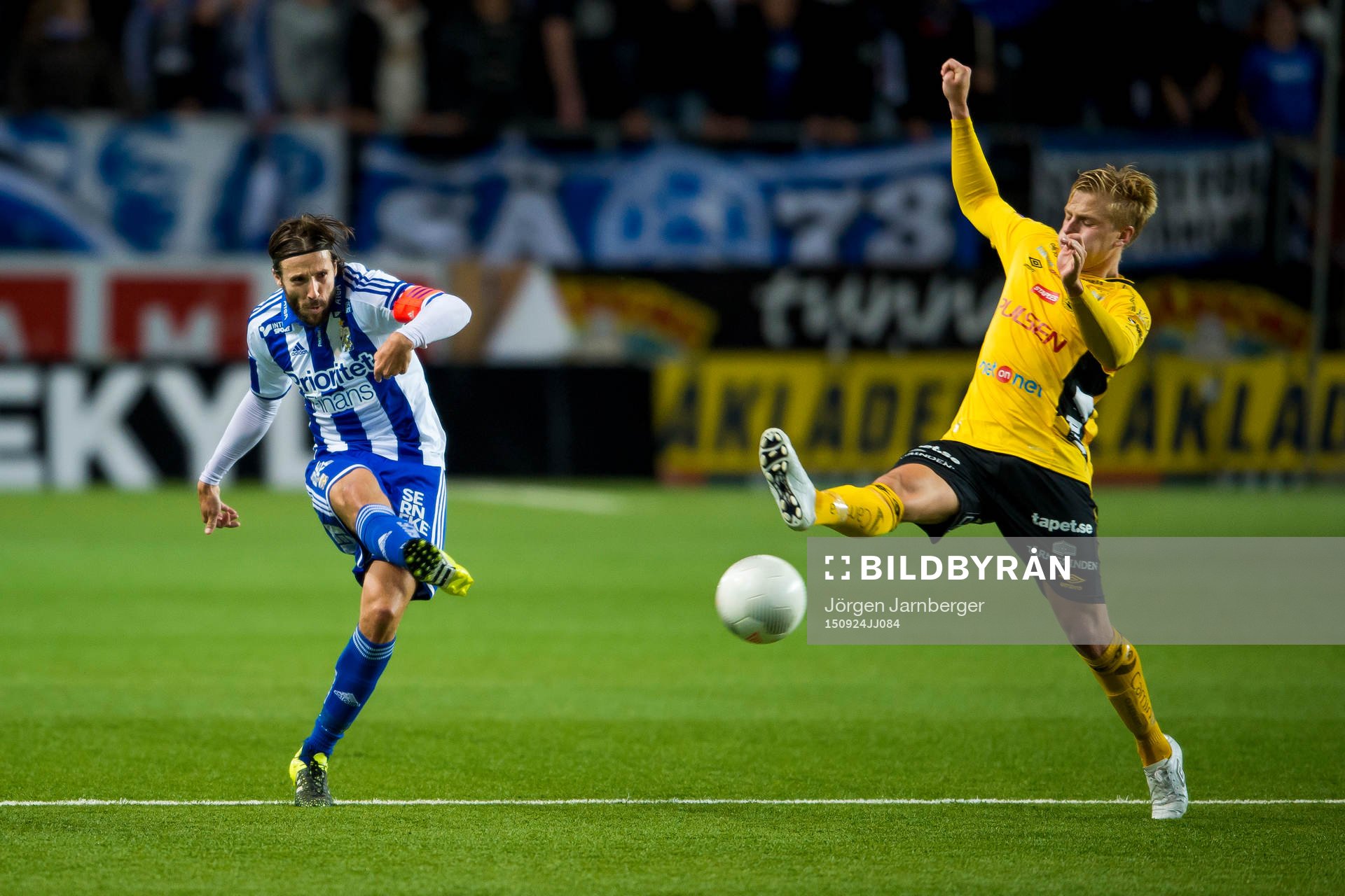 IFK Göteborgs Mattias Bjärsmyr och Elfsborgs Per Frick