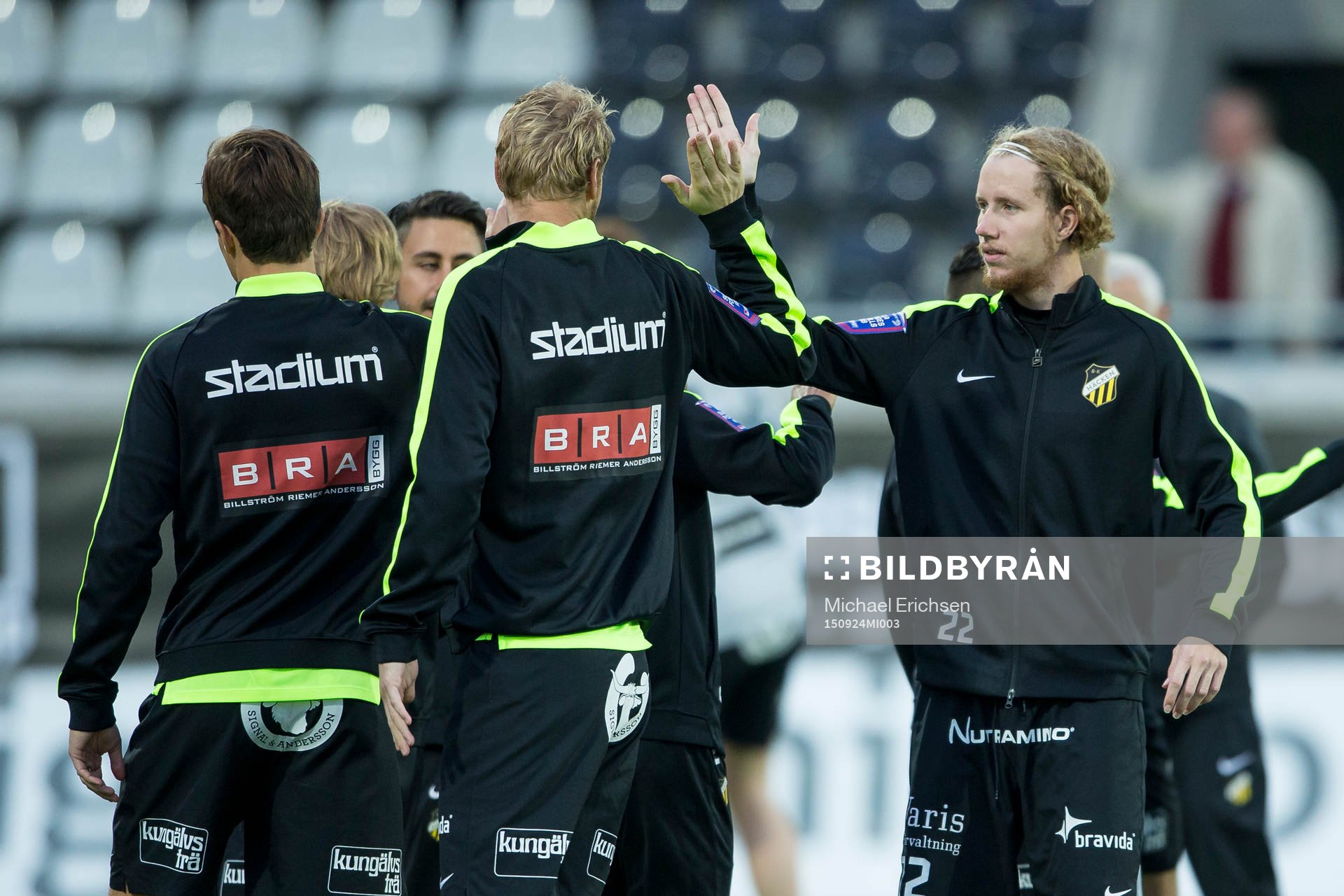 Häckens Samuel Gustafson och Michiel Hemmen innan