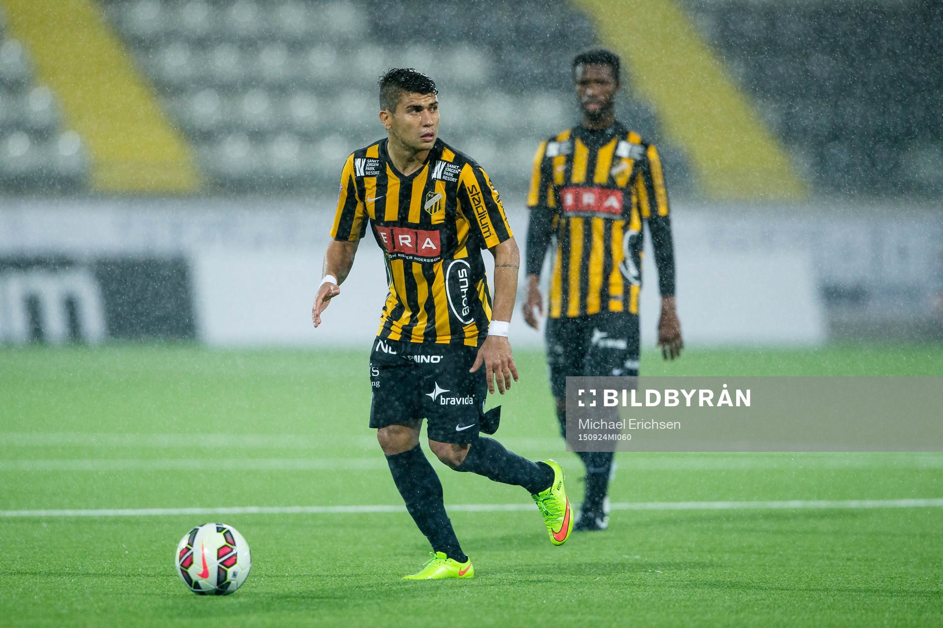 Häckens Paulo De Oliveira och Mohammed Abubakari