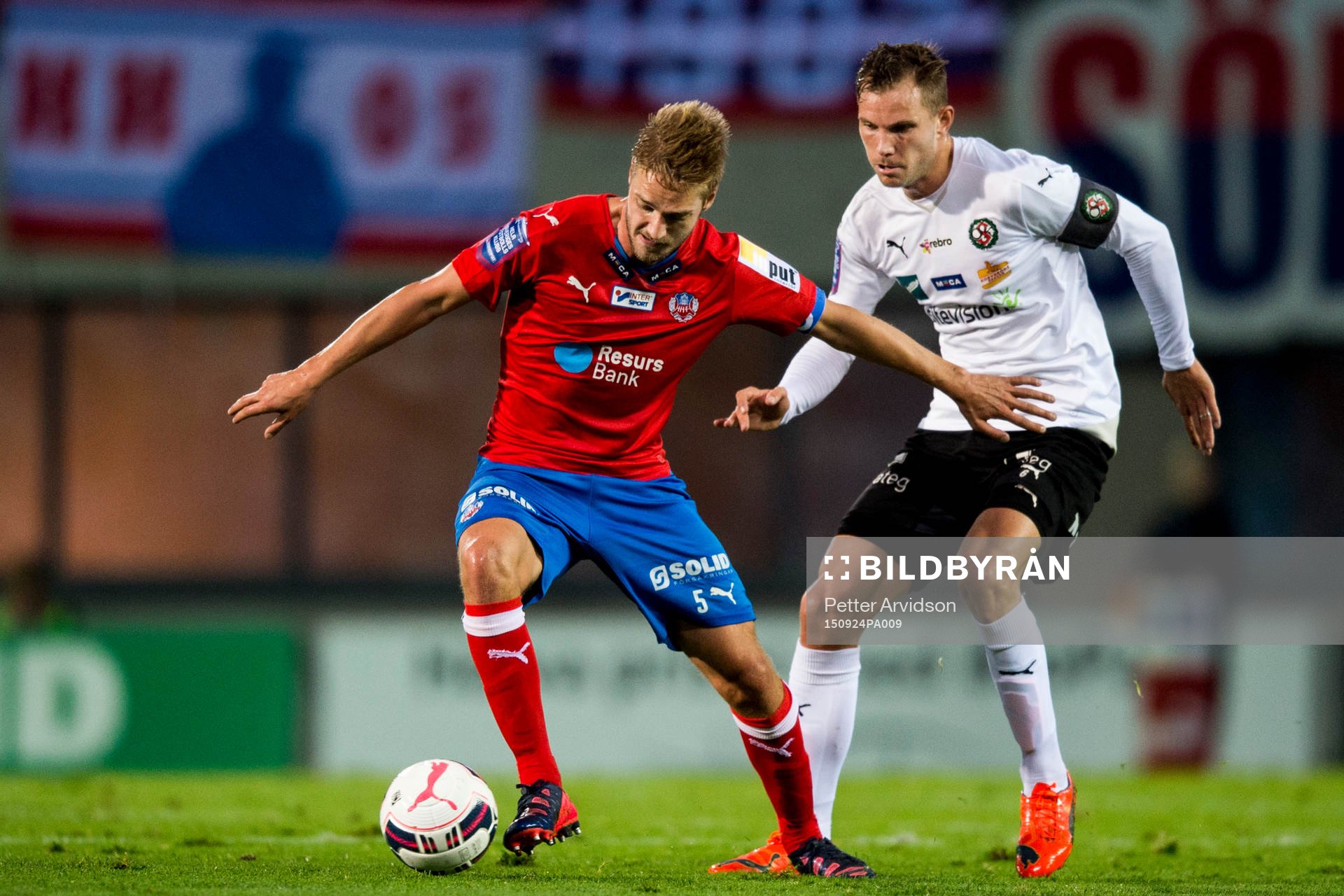 Helsingborgs Johan Mårtensson och Örebros Robert Åhman