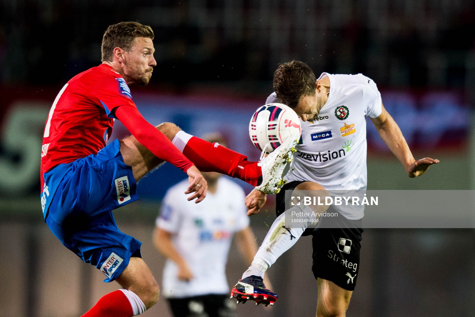 Helsingborgs Arnór Smárason och Örebros Hjörtur Logi