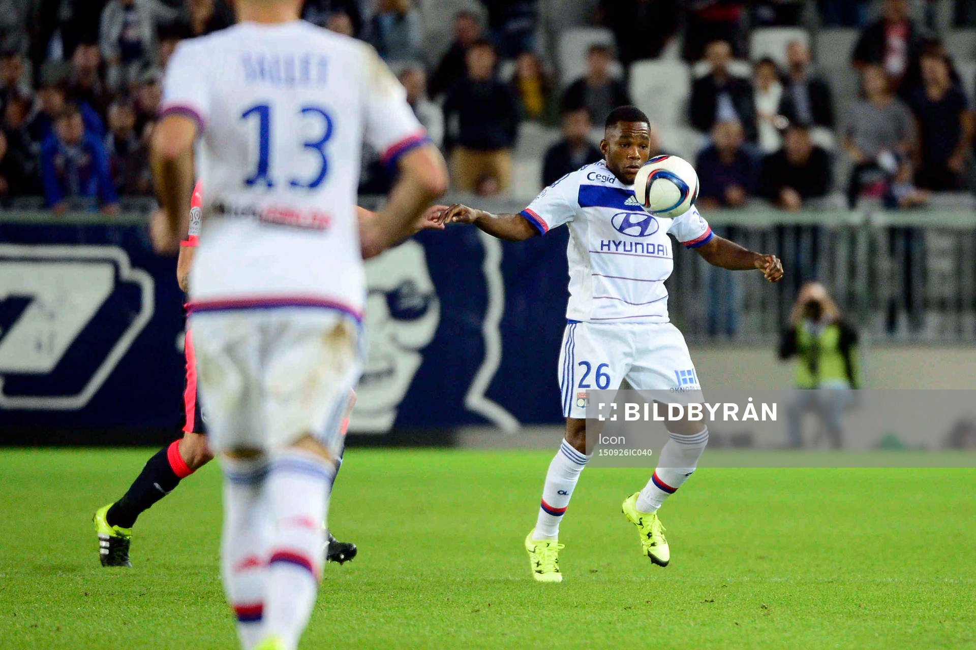  Fotboll, Ligue 1, Bordeaux - Lyon: Aldo Kalulu - 26.09.2015 - Bordeaux / Lyon  - 8eme journee de Ligue 1