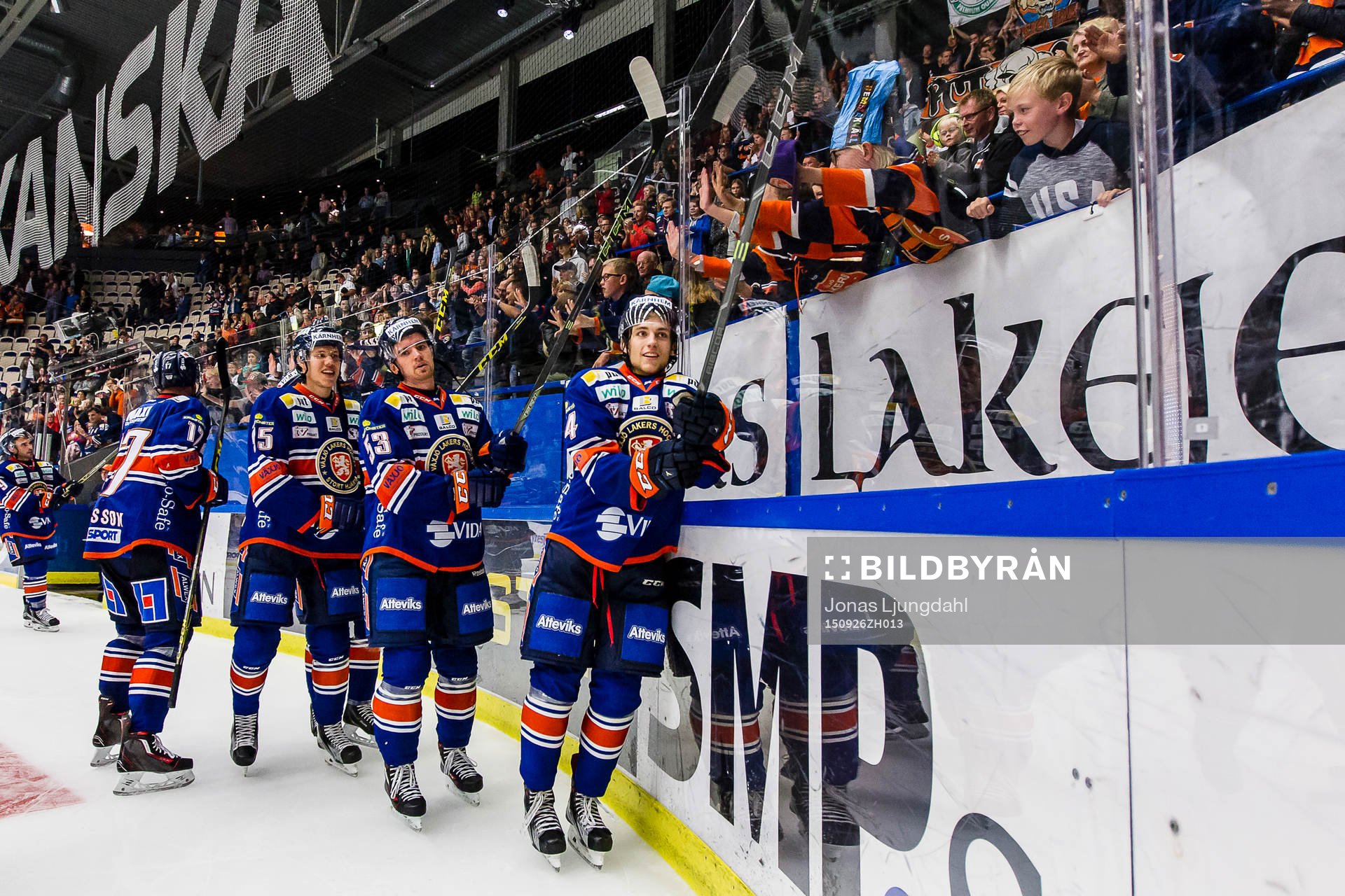 Växjös Mikael Johansson, Eddie Larsson och Eric
