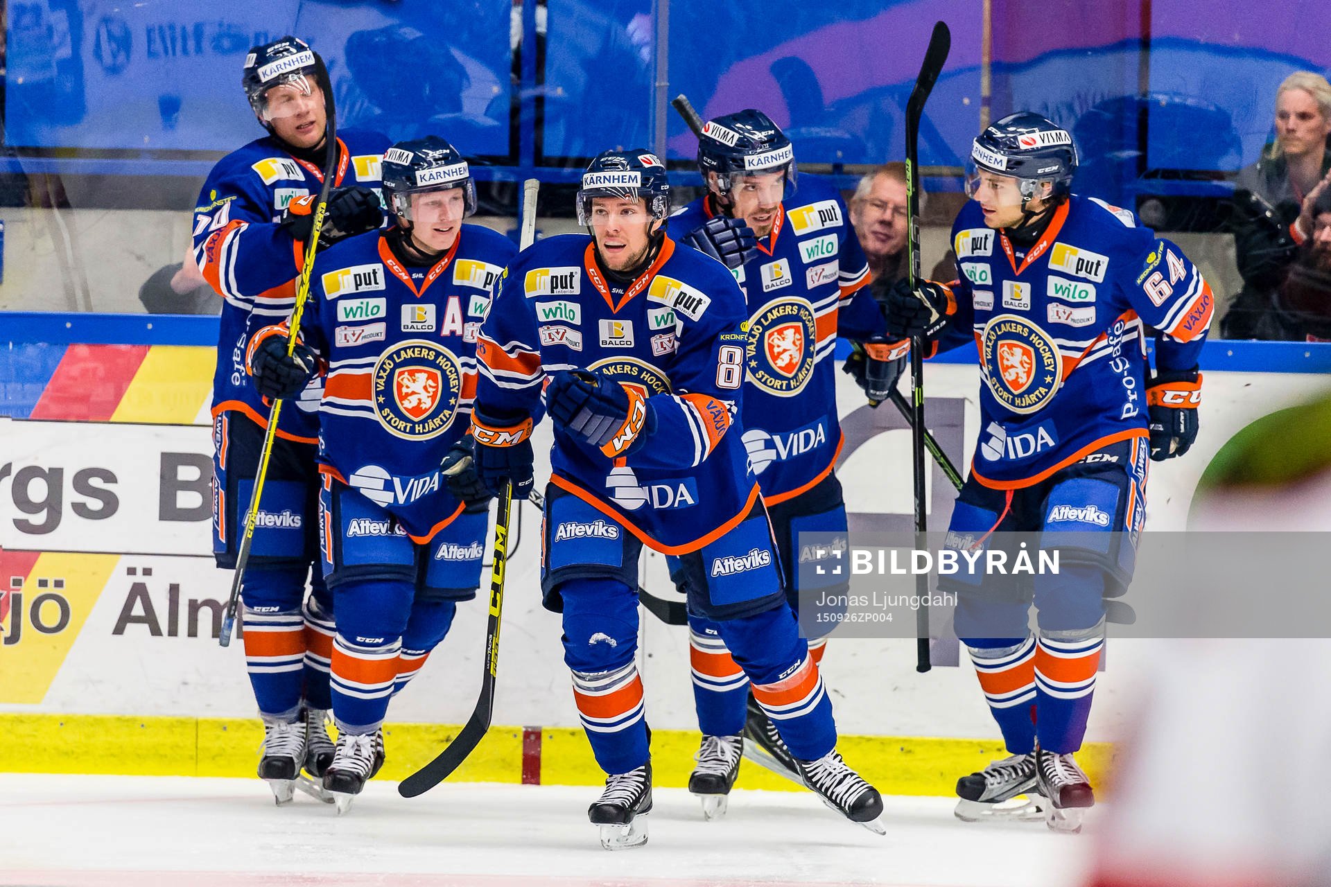 Växjös Richard Gynge, Tuomas Kiiskinen, Robert Rosén,