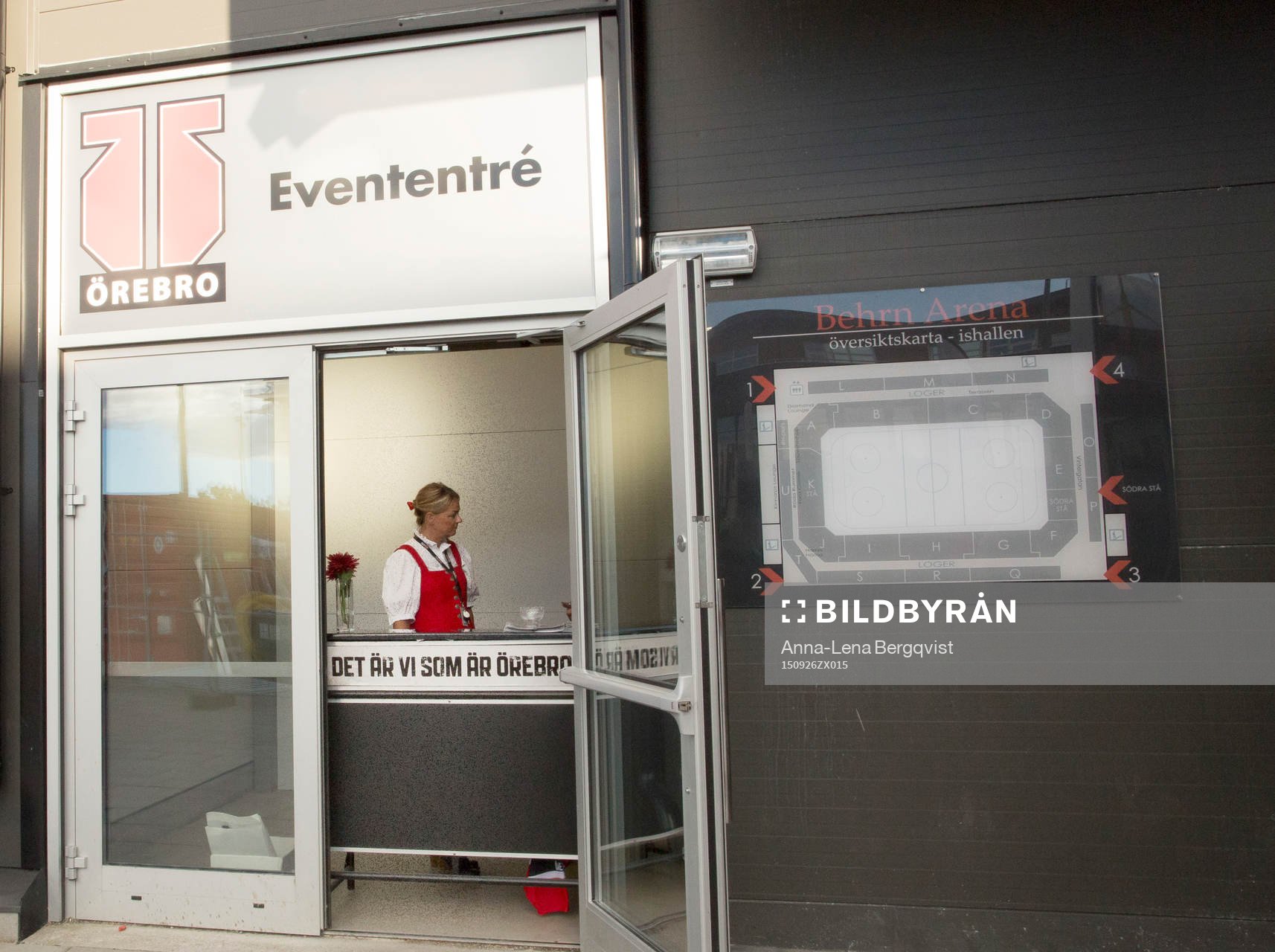 Evententrén vid Behrn Arena