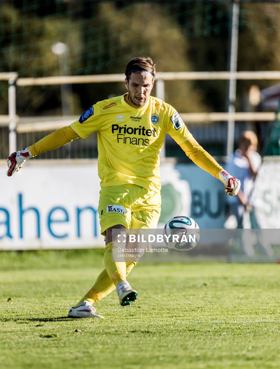 Utsiktens målvakt Axel Wibrån